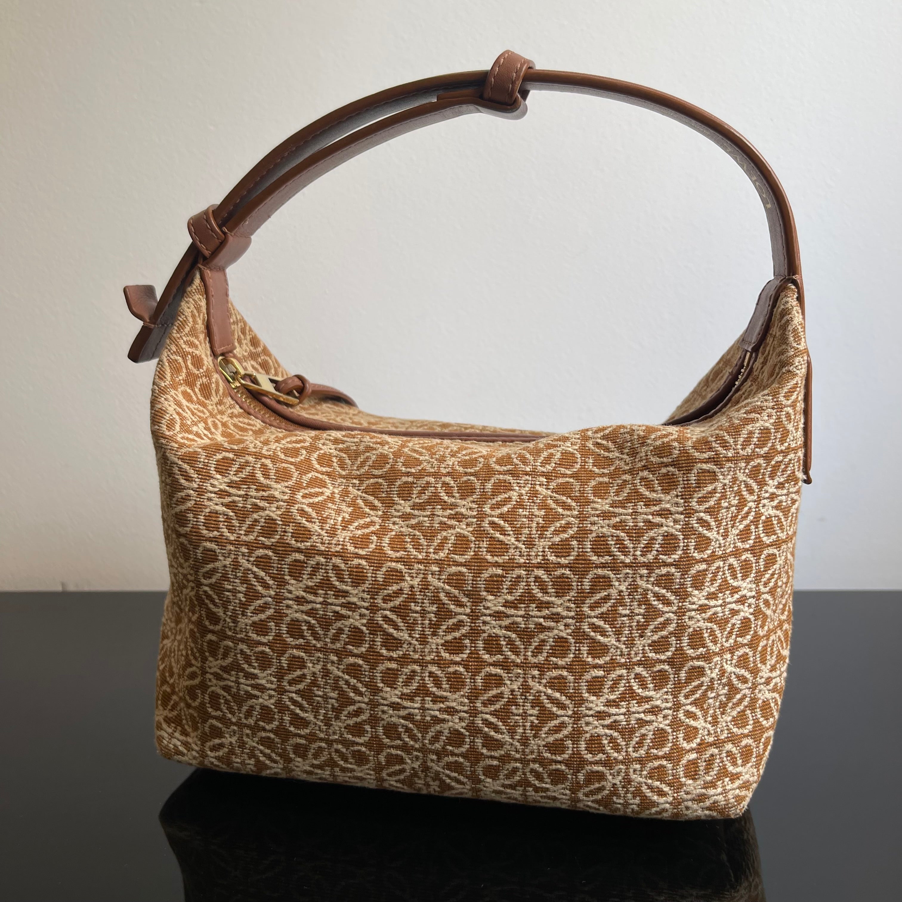 Loewe Cubi Anagram Jacquard Shoulder Bag