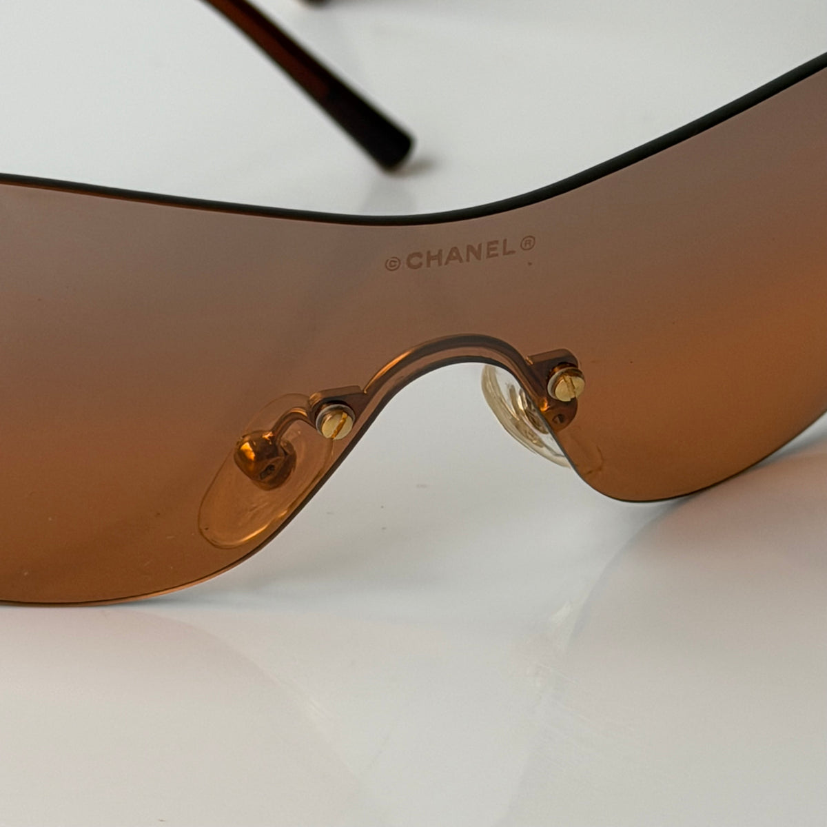 Chanel 2000s Orange Sunglasses