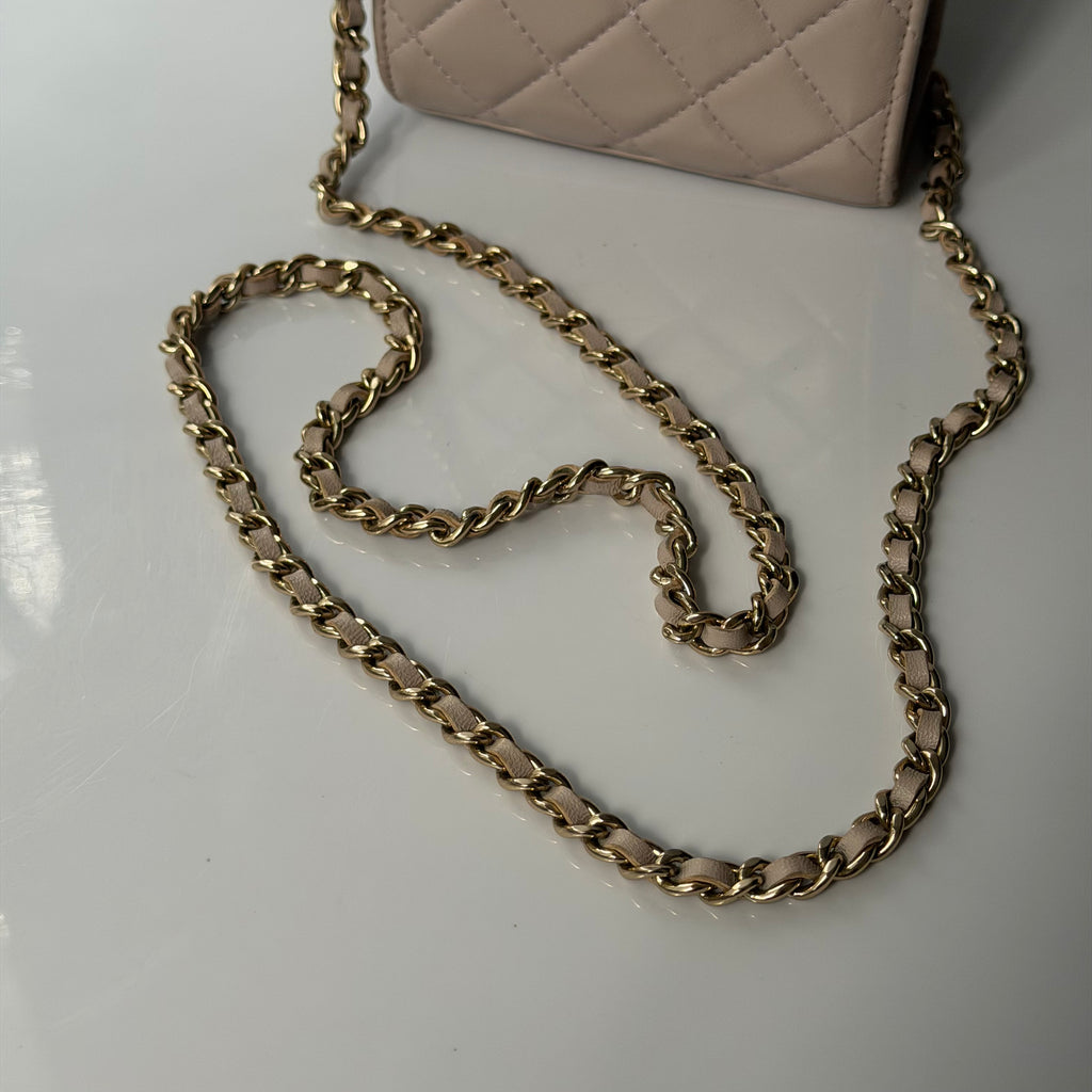 Chanel Rosé Micro Trendy Bag