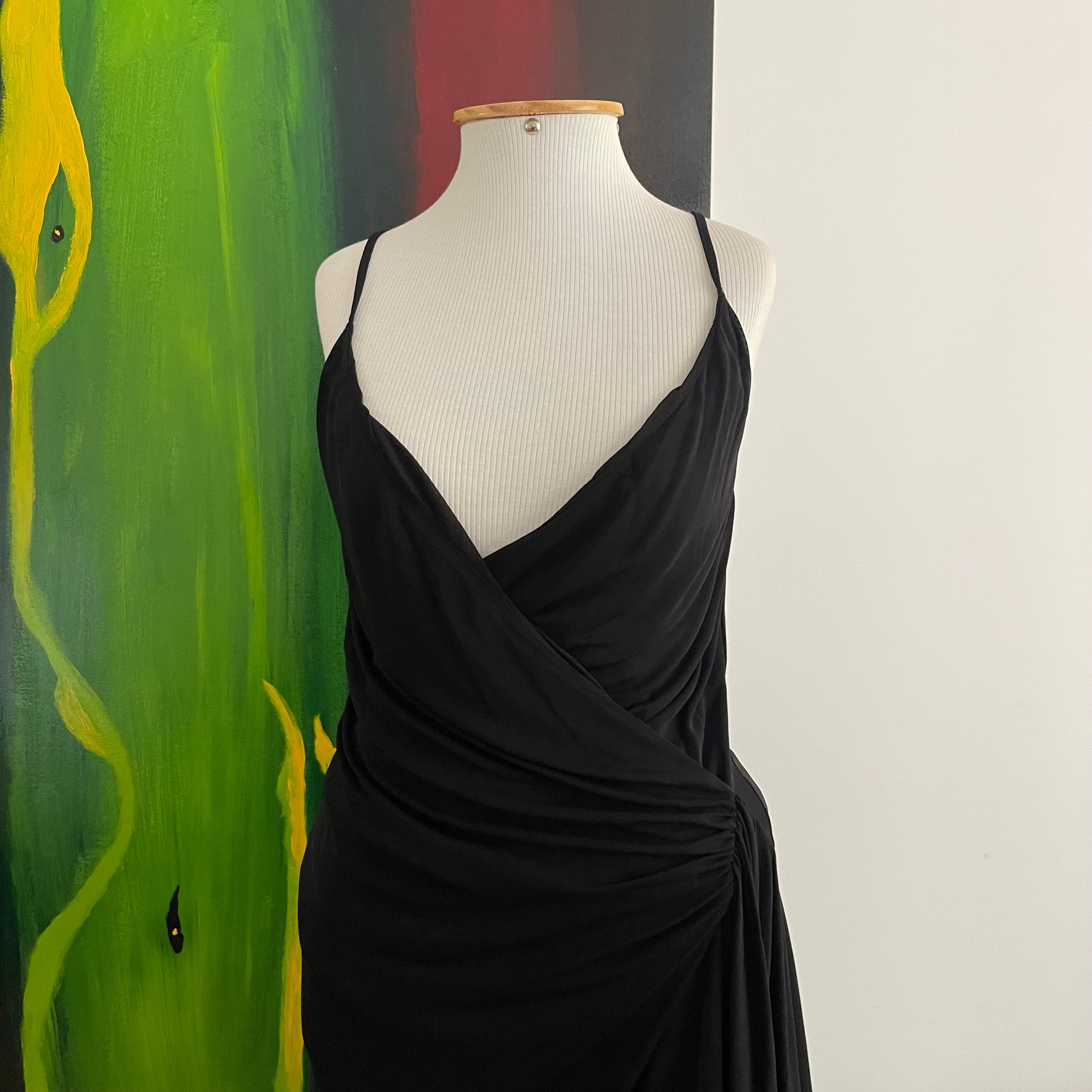 Gucci Draped Black Dress