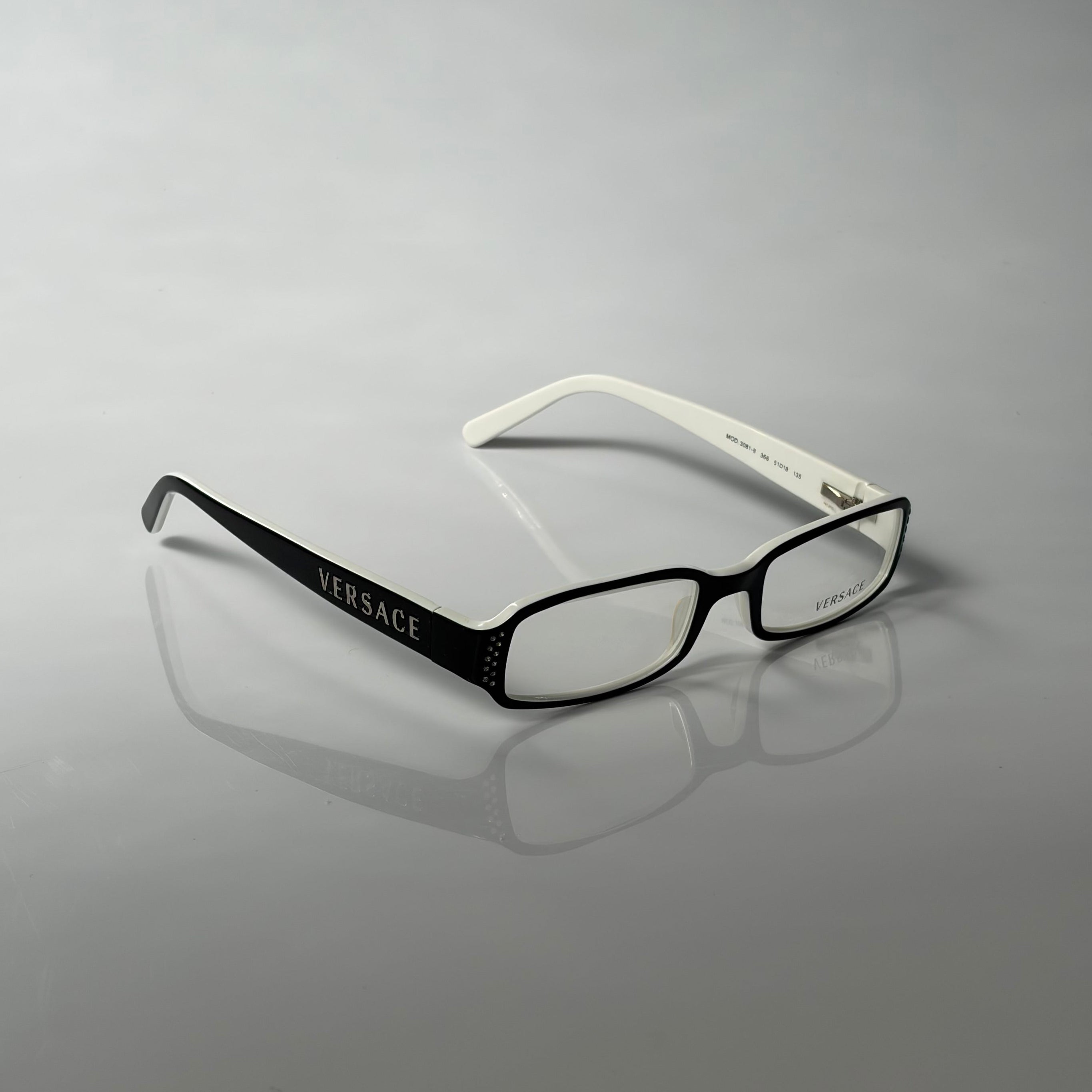 Versace Black Strass Glasses