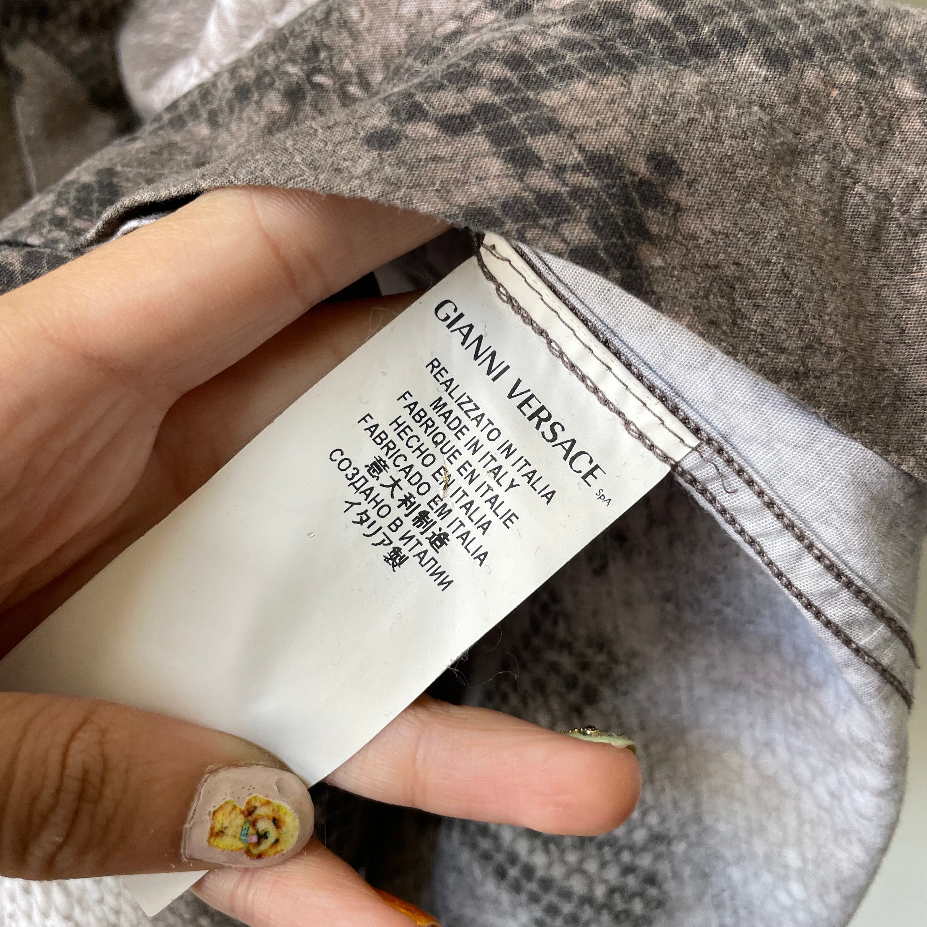 Versus Versace Snake Shirt