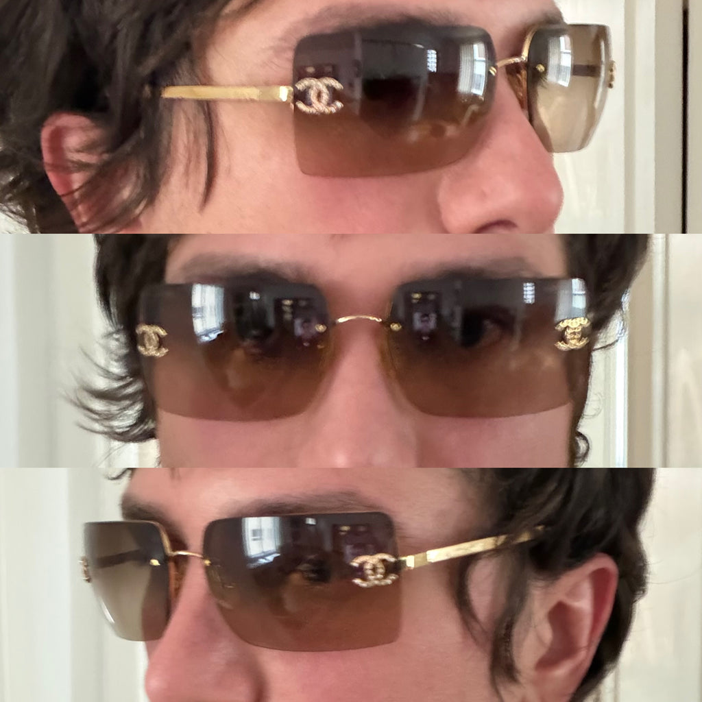 Chanel 4092-B Crystal Sunglasses