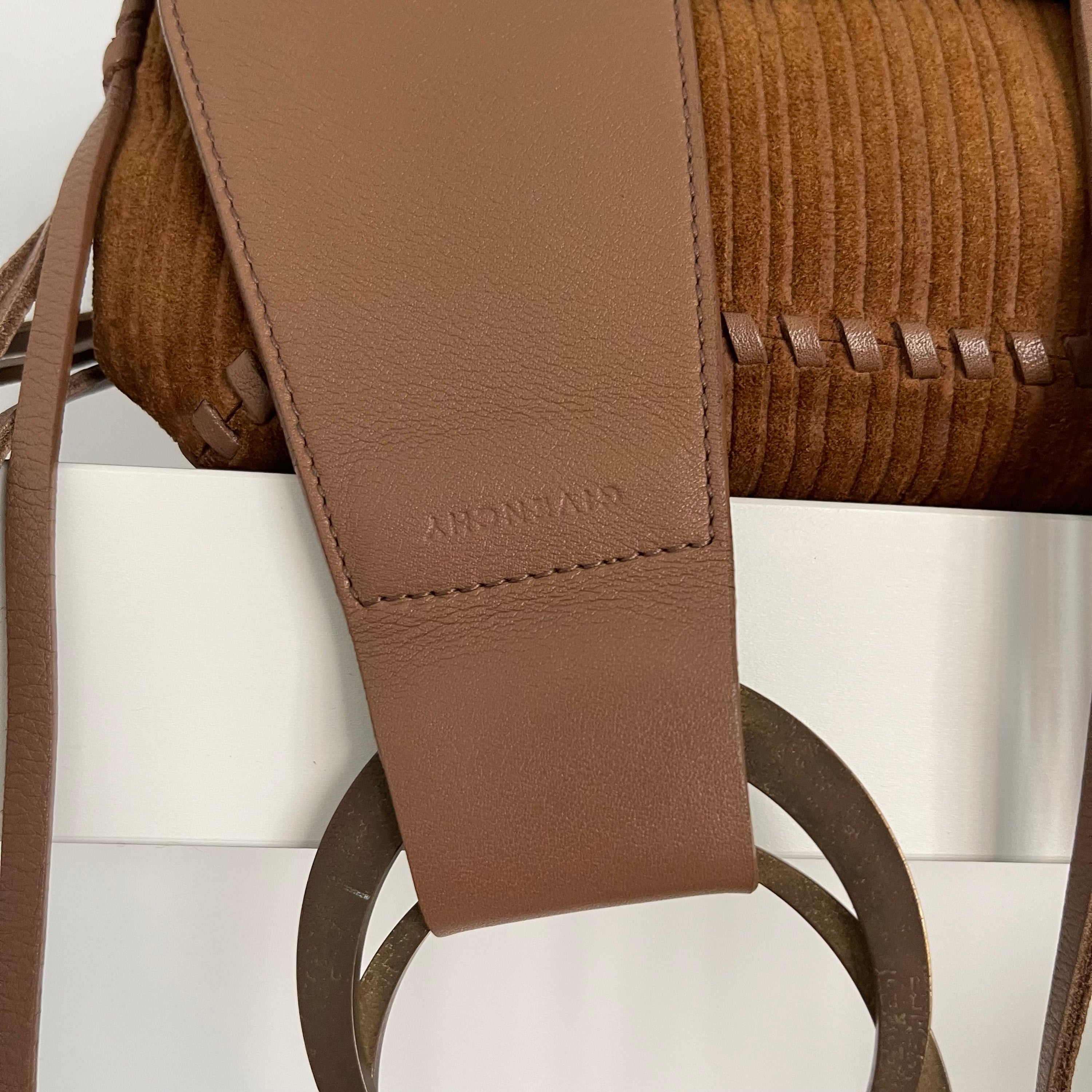 Givenchy Fringe Suede Crossbody Bag