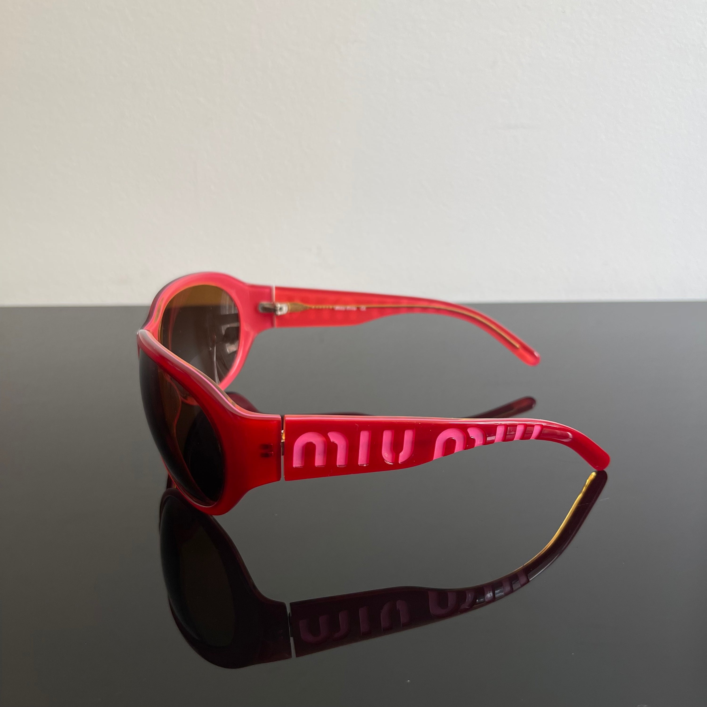 Miu Miu SMU06F Red Sunglasses