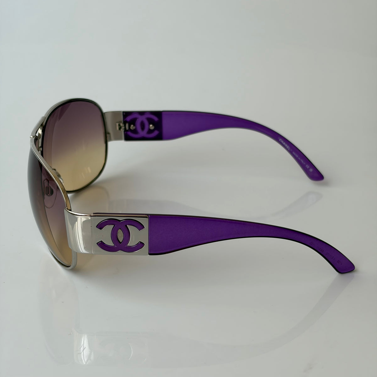 Chanel 2000s Puple Sunglasses