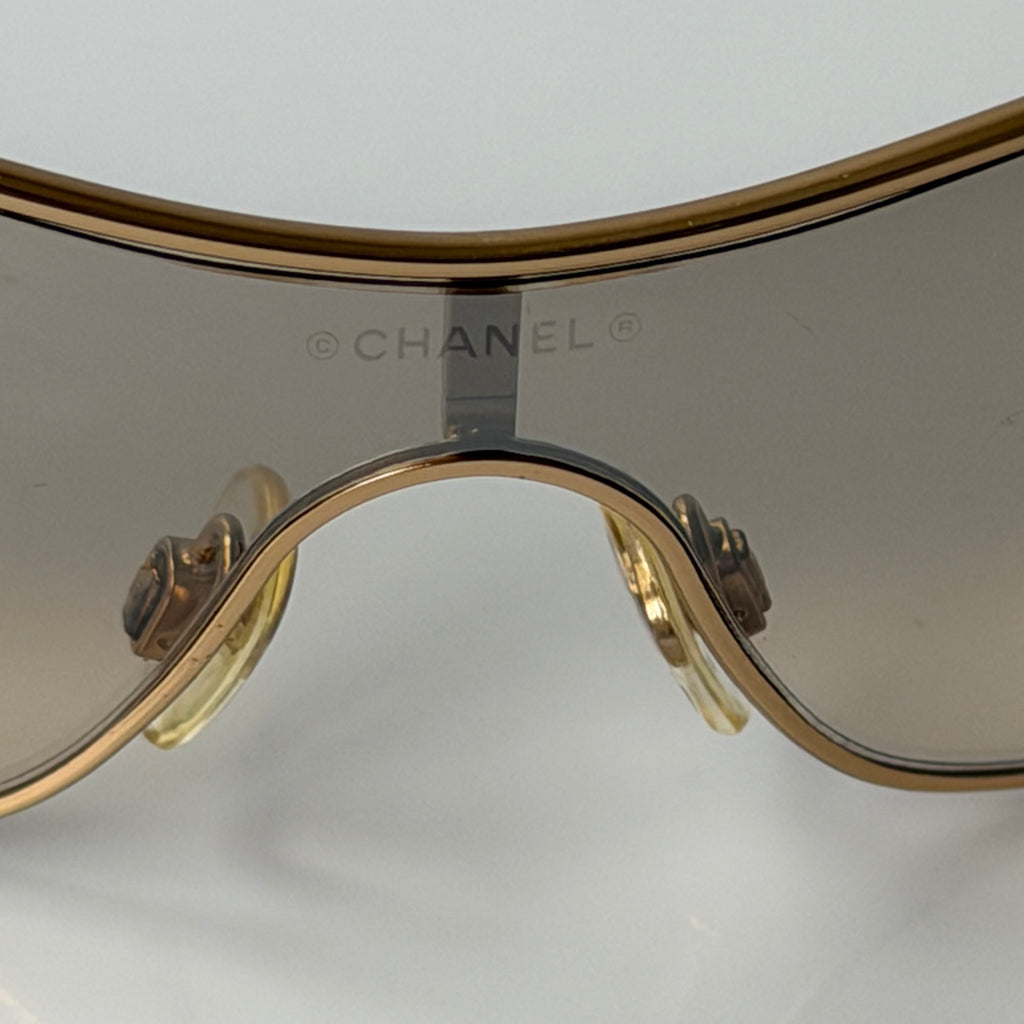 Chanel 2000s Crystal Sunglasses