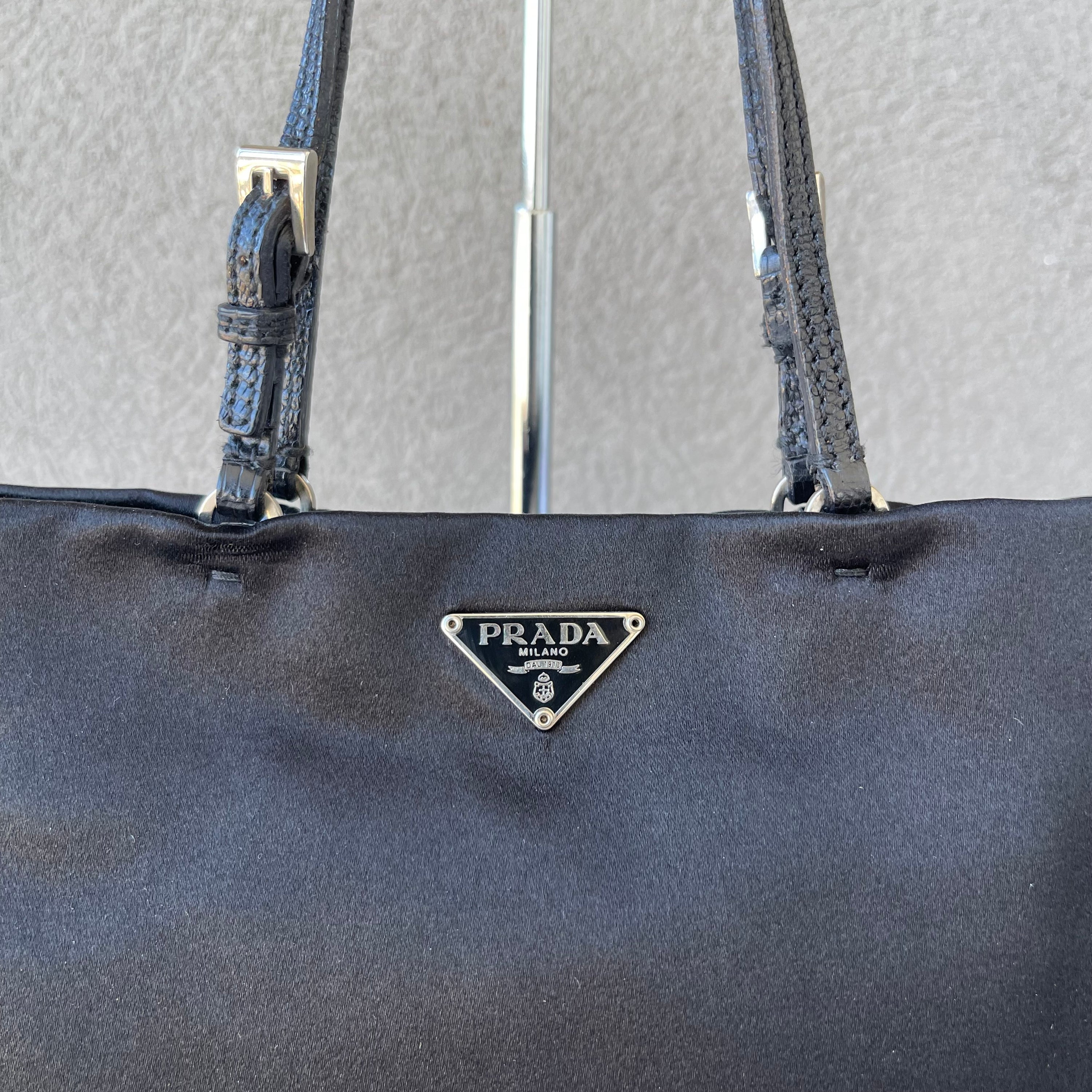 Prada Mini Satin Tote Bag