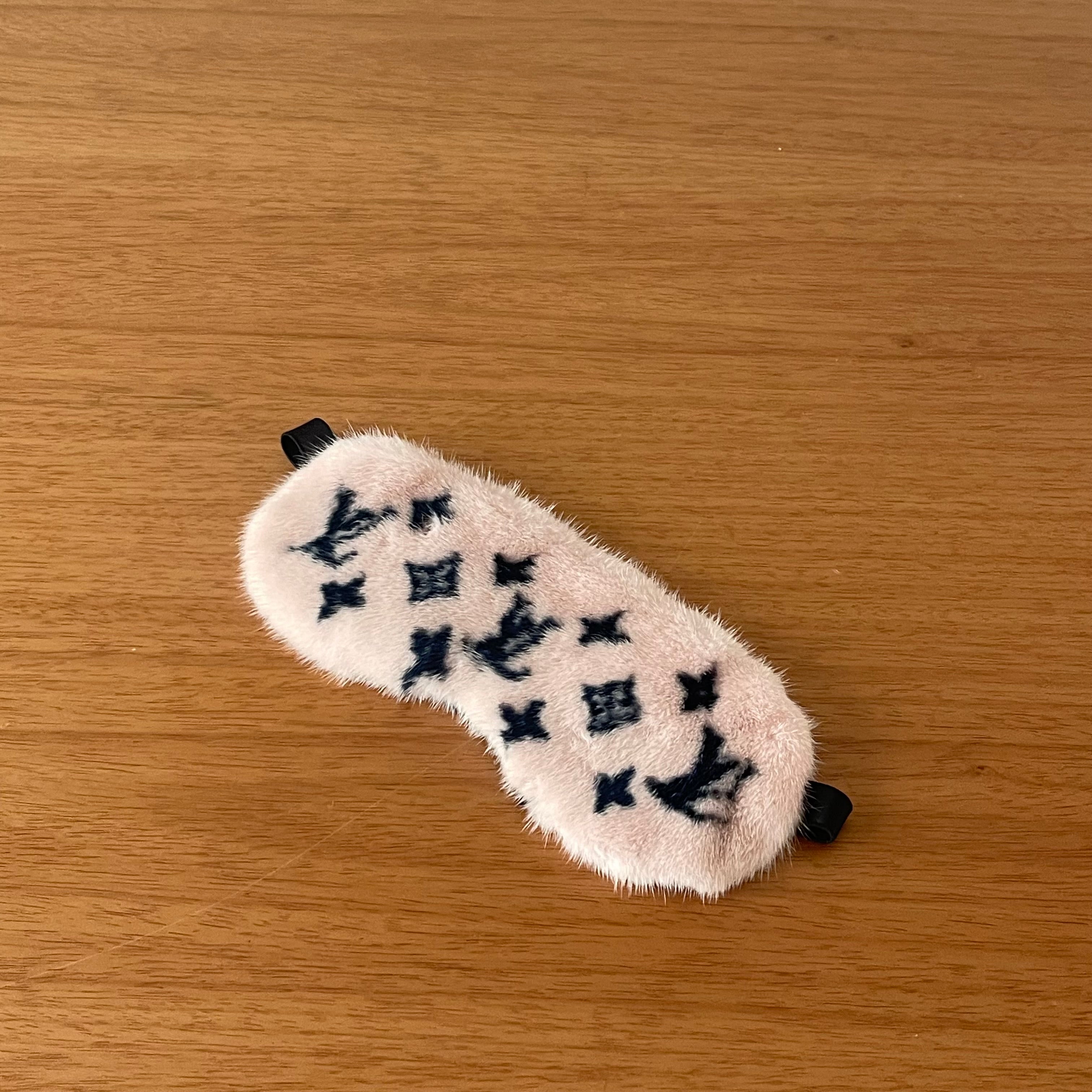 Louis Vuitton Pink Mink Monogram Sleep Eye Mask