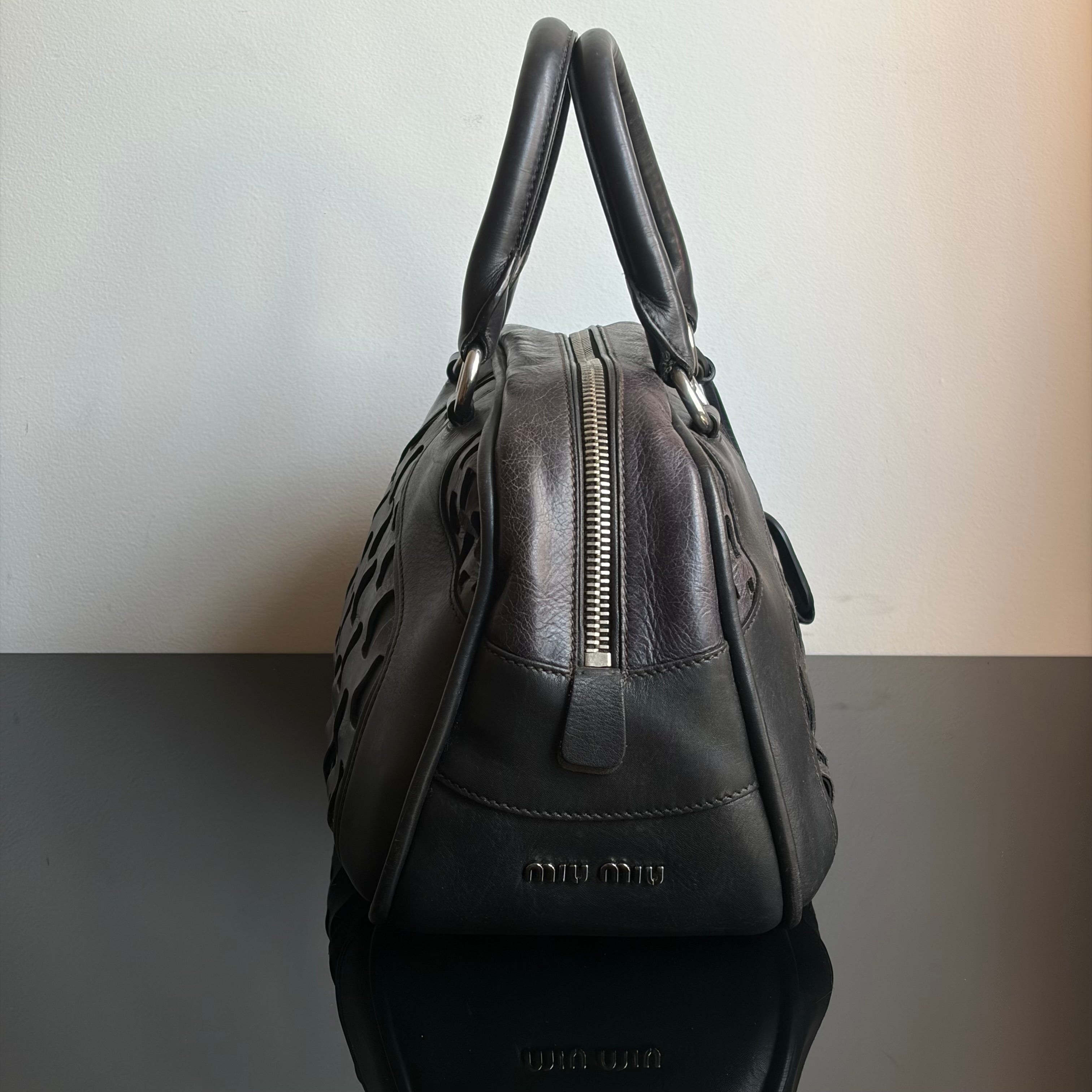 Miu Miu F/W 2008 Laser Cut Bowling Bag