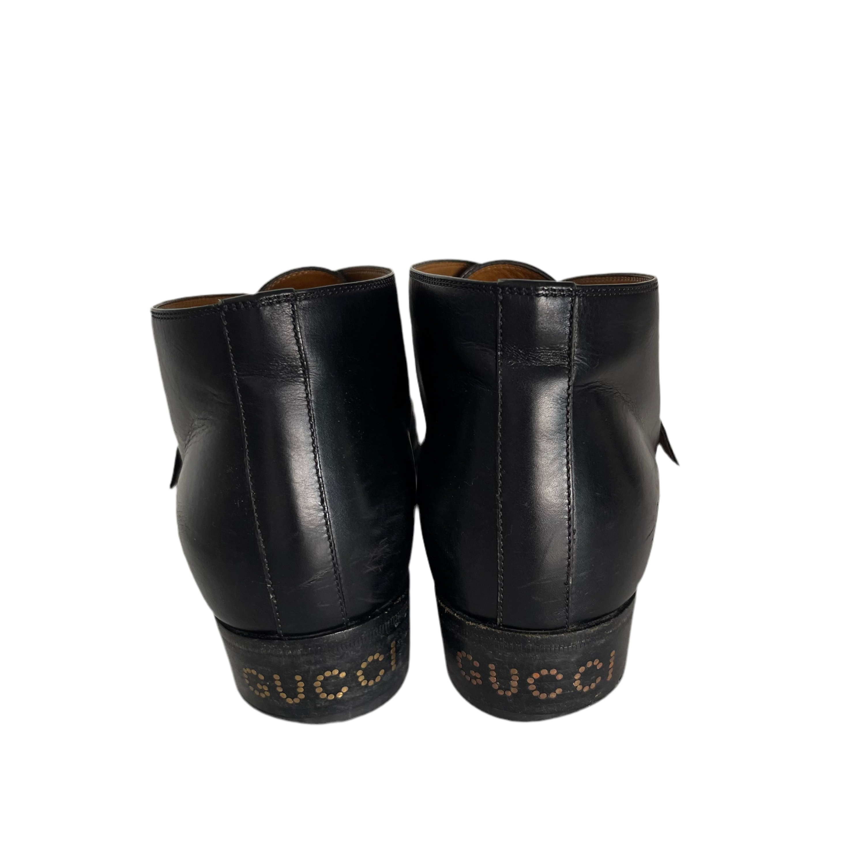 Gucci Leather Ankle Boots