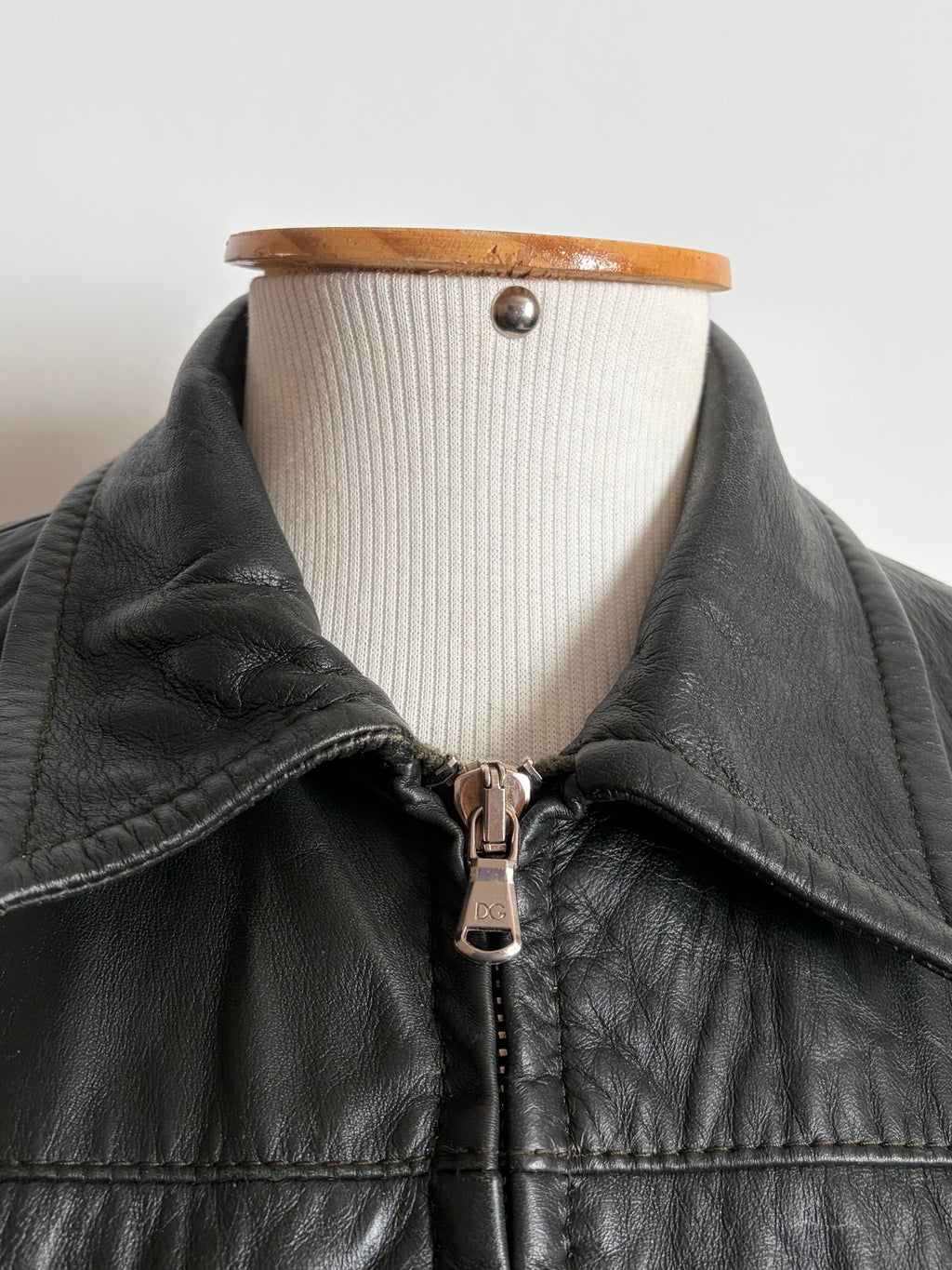 Dolce & Gabbana S/S 2002 Runway Biker Leather Jacket