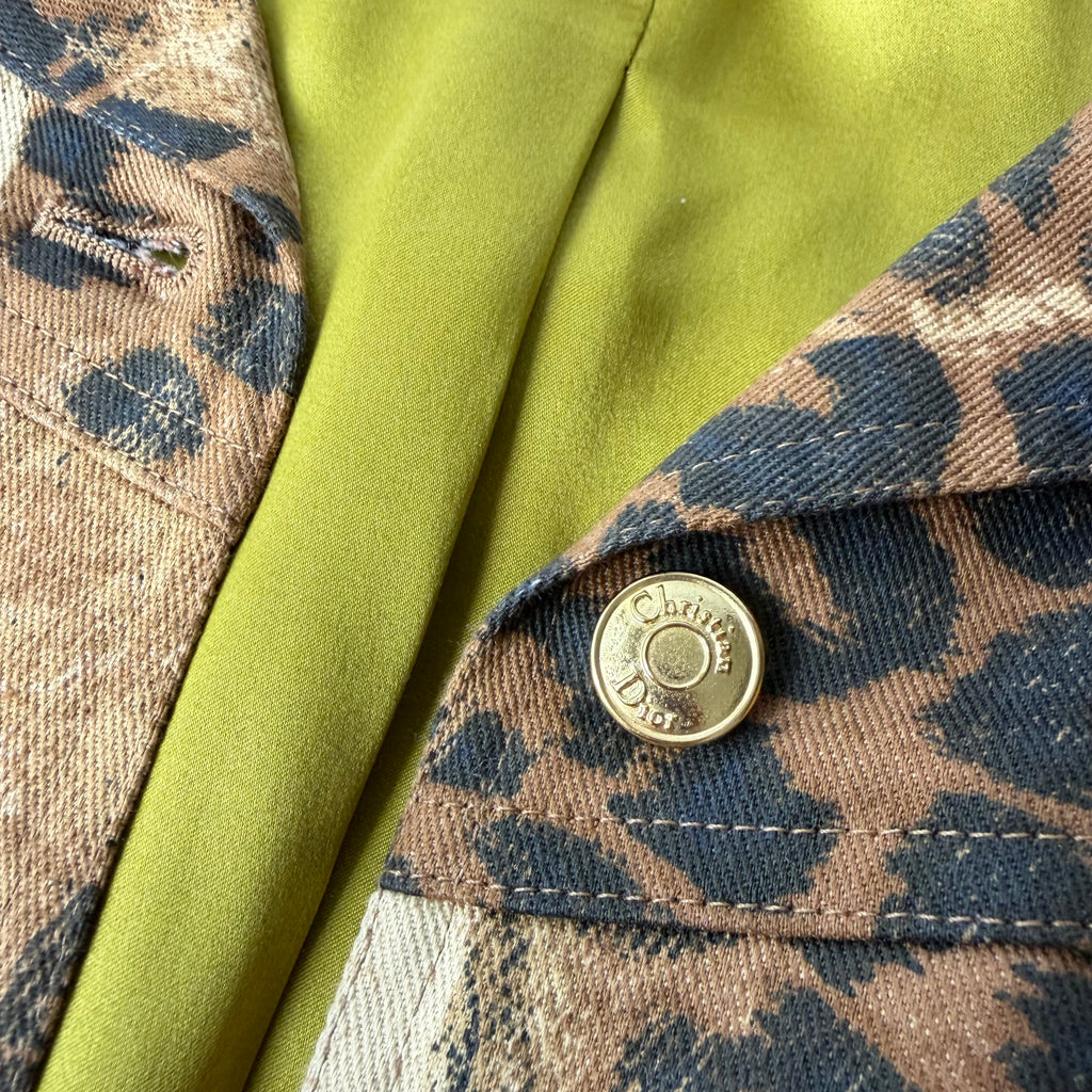 Christian Dior by John Galliano S/S 2000  Leopard Jacket