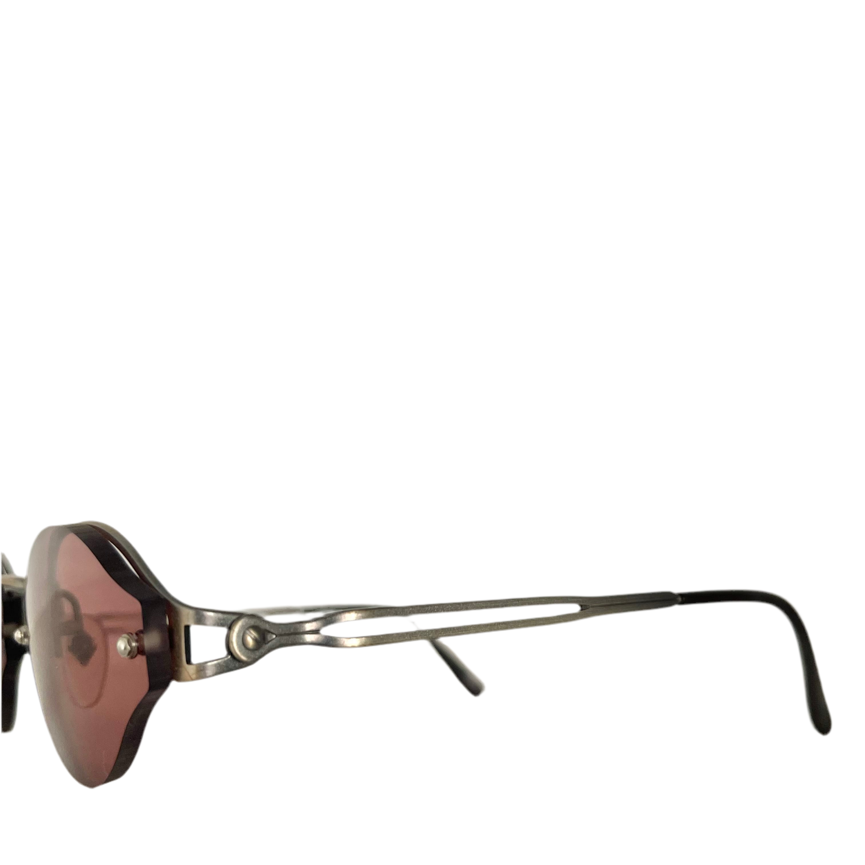 Jean Paul Gaultier 54-7711 Red sunglasses