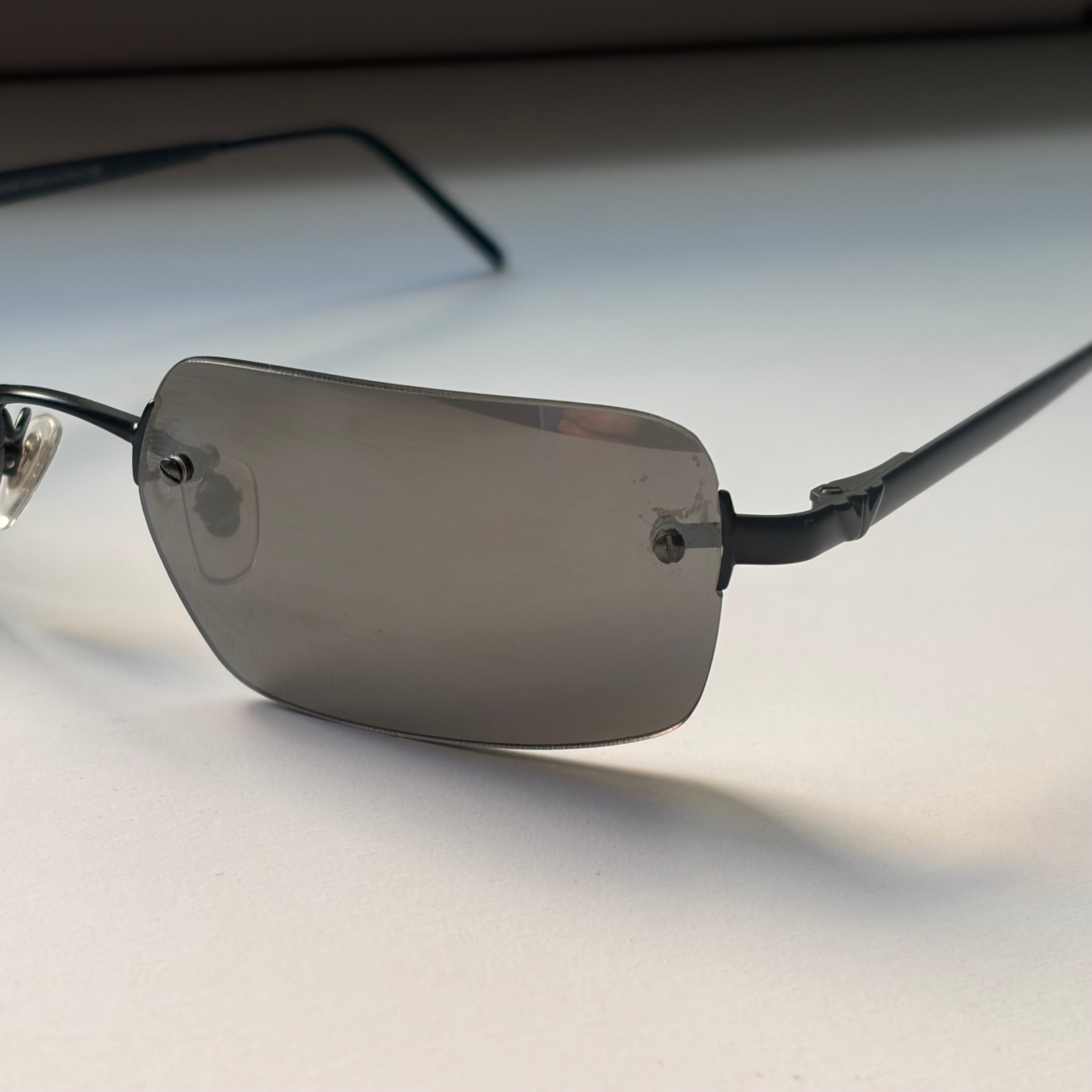 Armani Black Mirrored Sunglasses