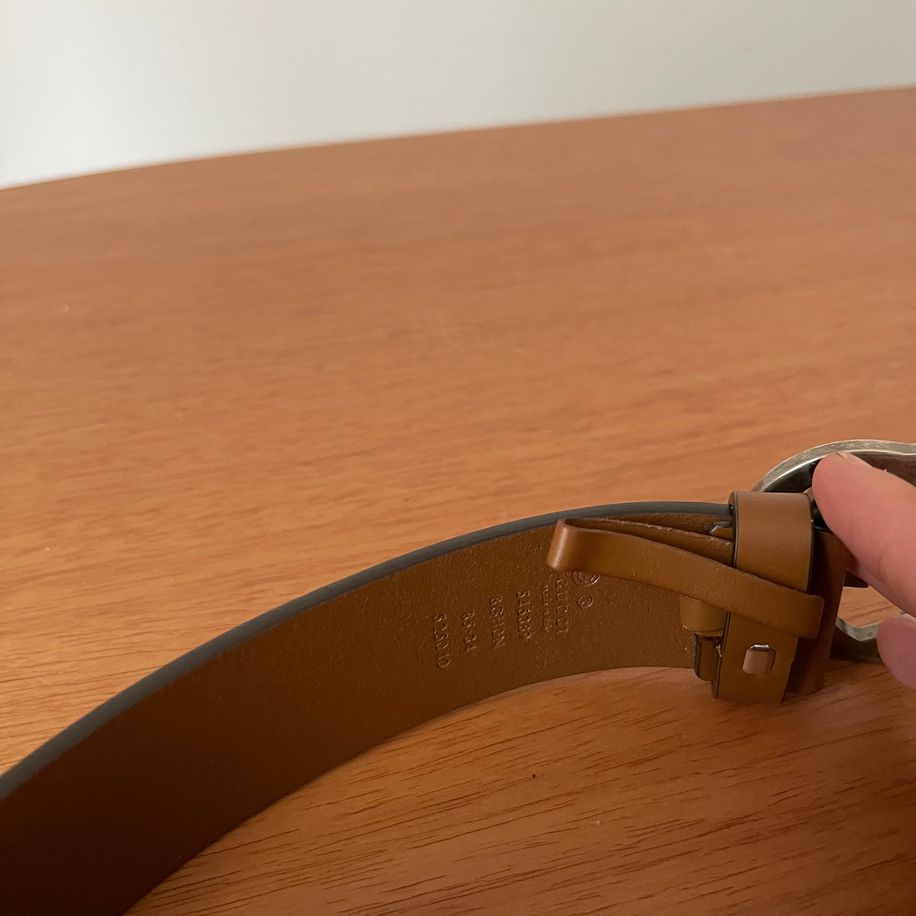 Gucci Interlocking G Leather Belt