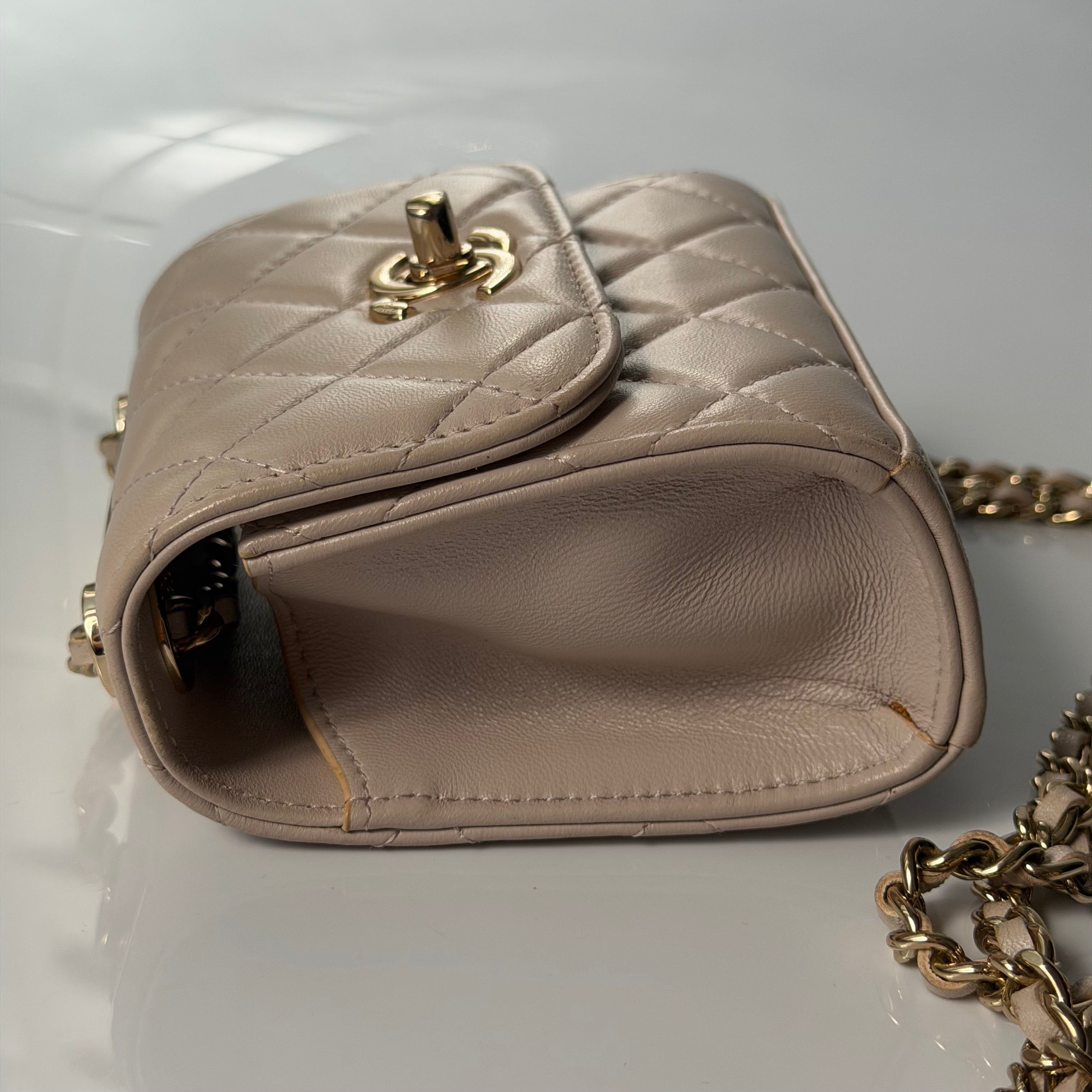 Chanel Rosé Micro Trendy Bag