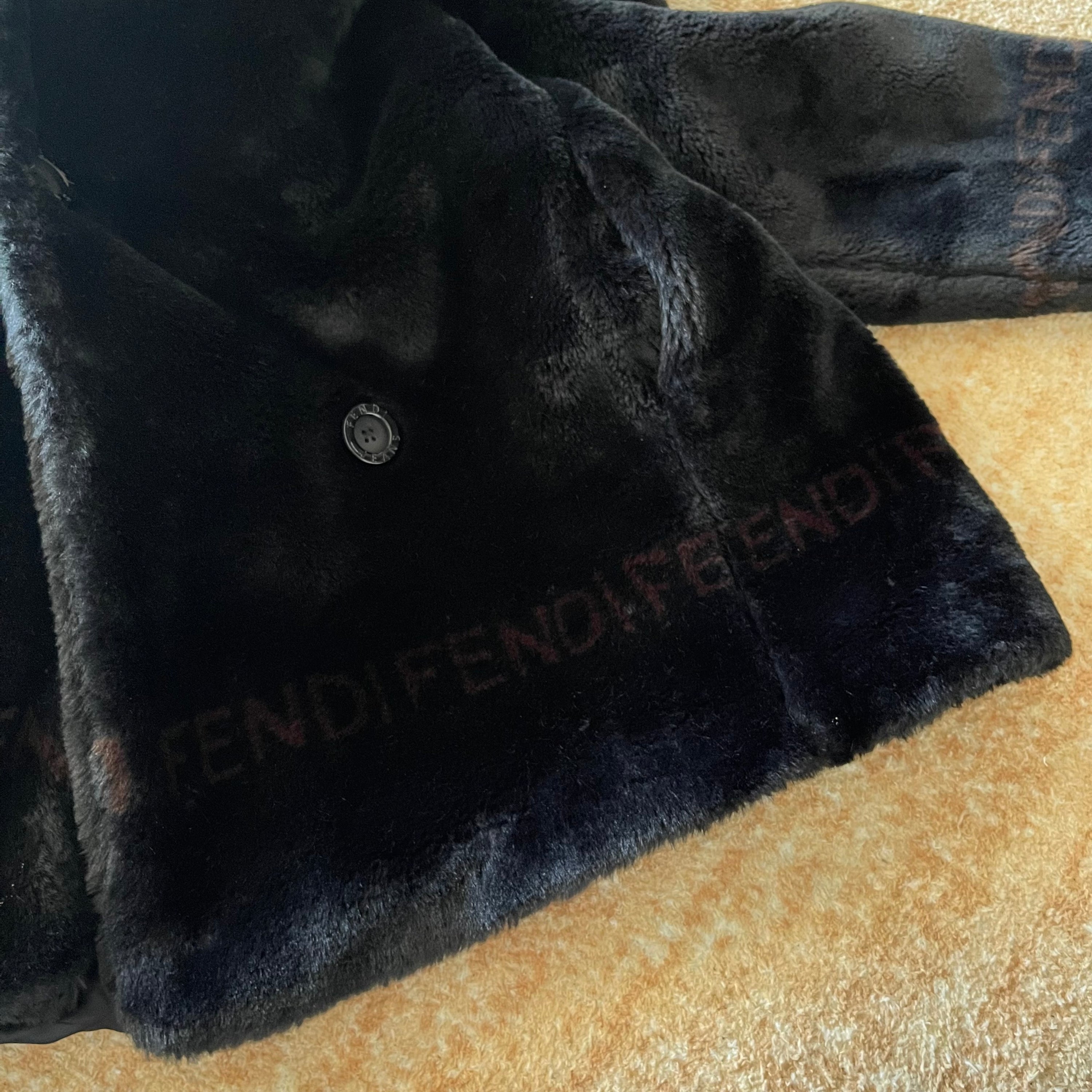 Fendi Faux Fur Coat