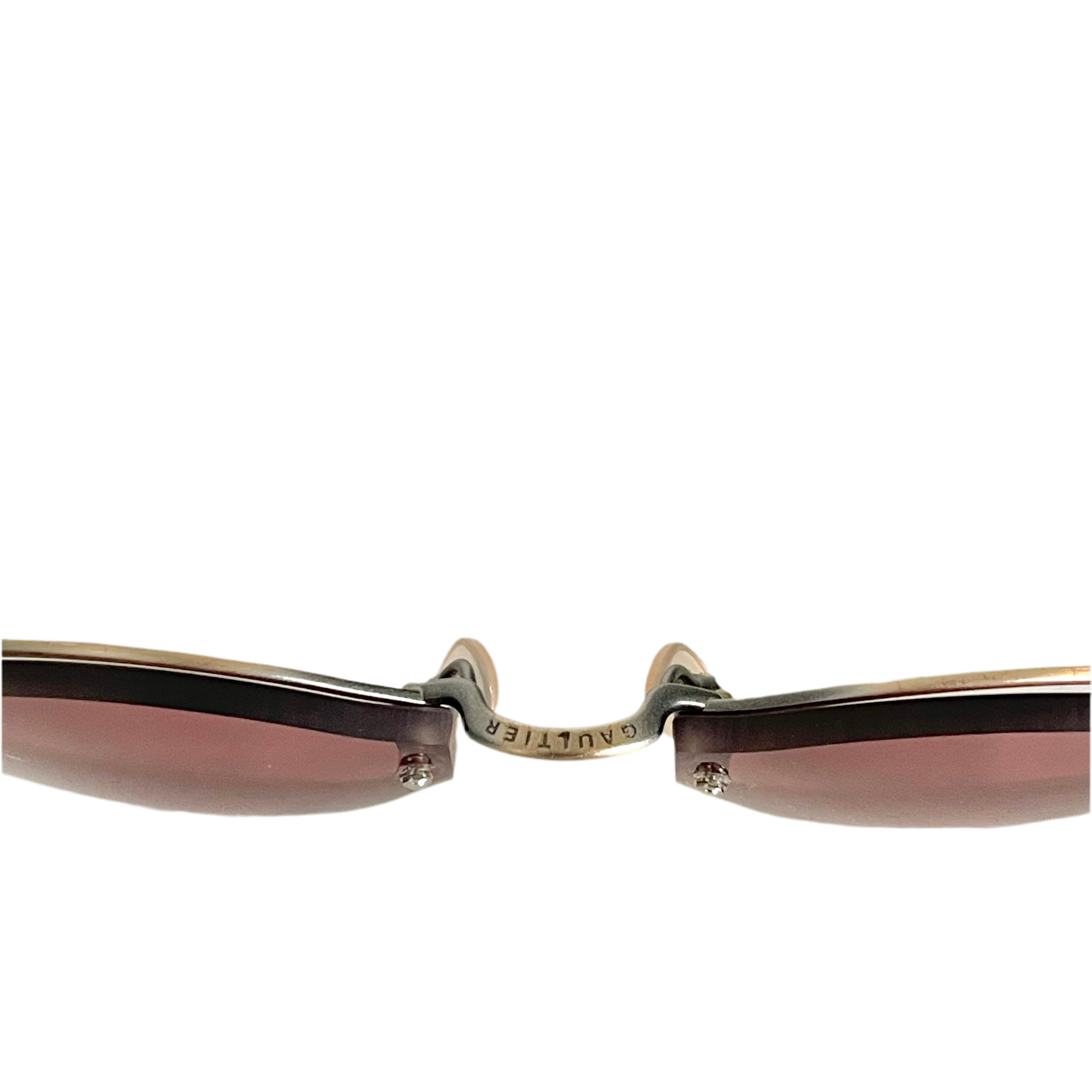 Jean Paul Gaultier 54-7711 Red sunglasses