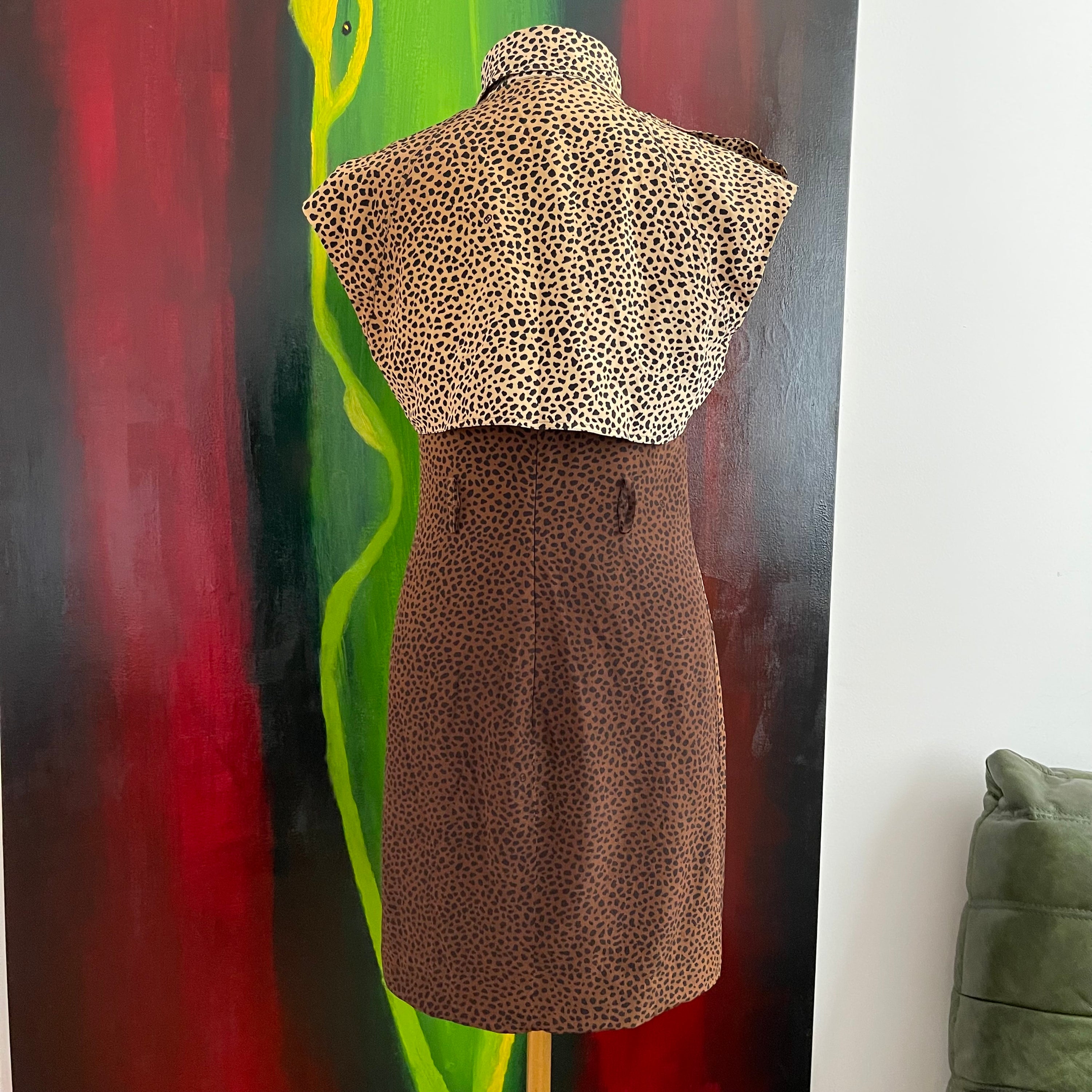 Gucci Pre-Fall 2010 Leopard Print Silk Dress
