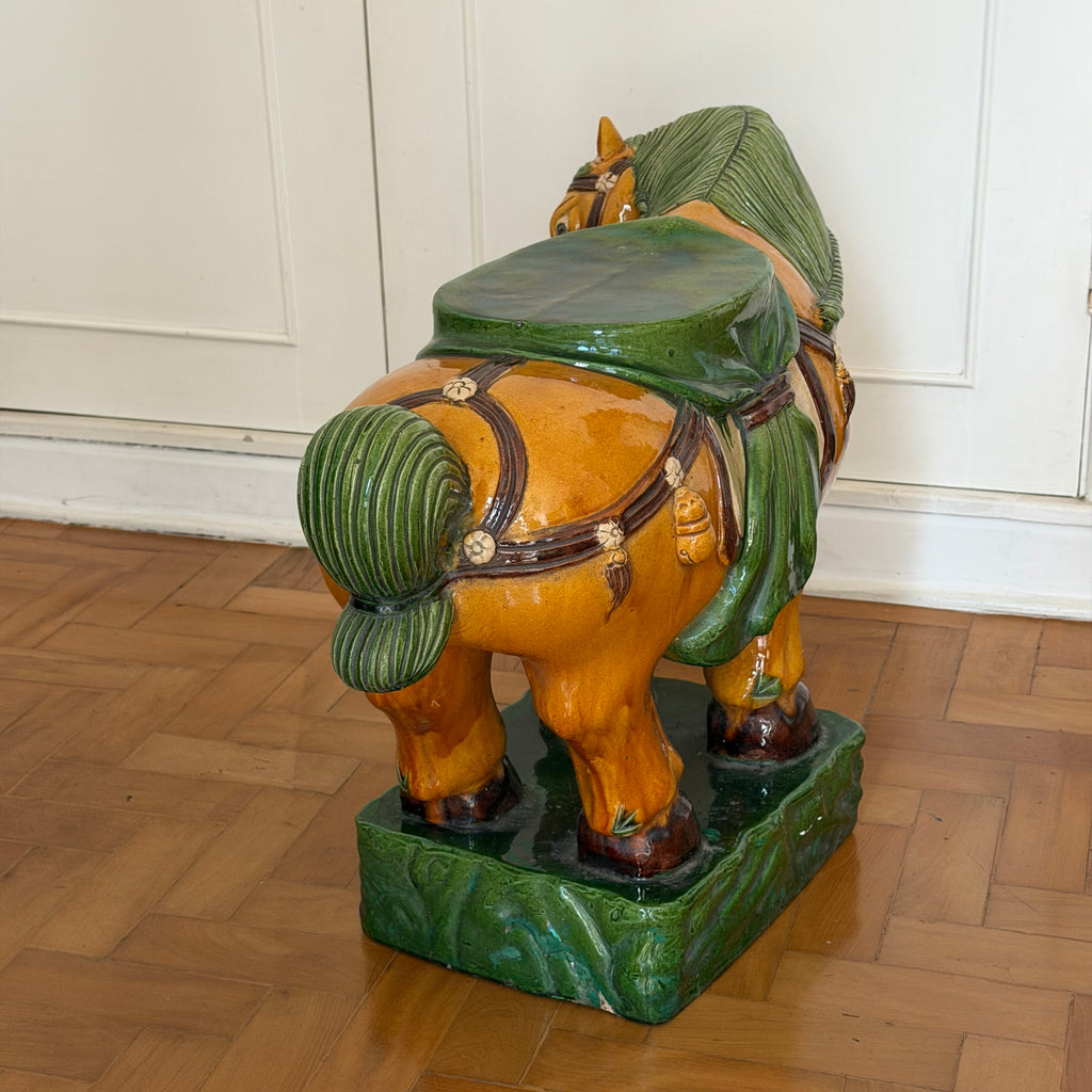 Sancai Horse Garden Seat (APENAS SP CAPITAL)