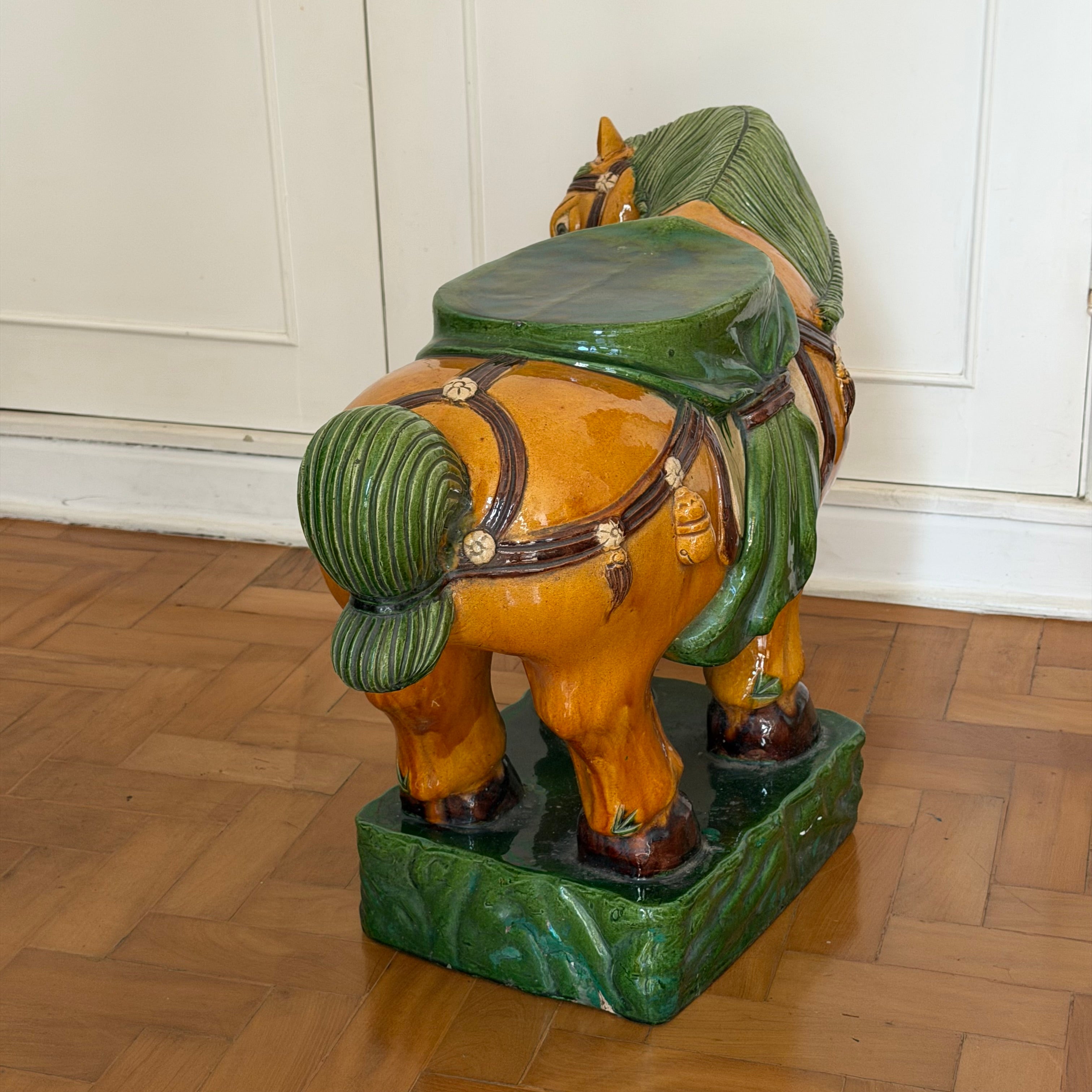 Sancai Horse Garden Seat (APENAS SP CAPITAL)
