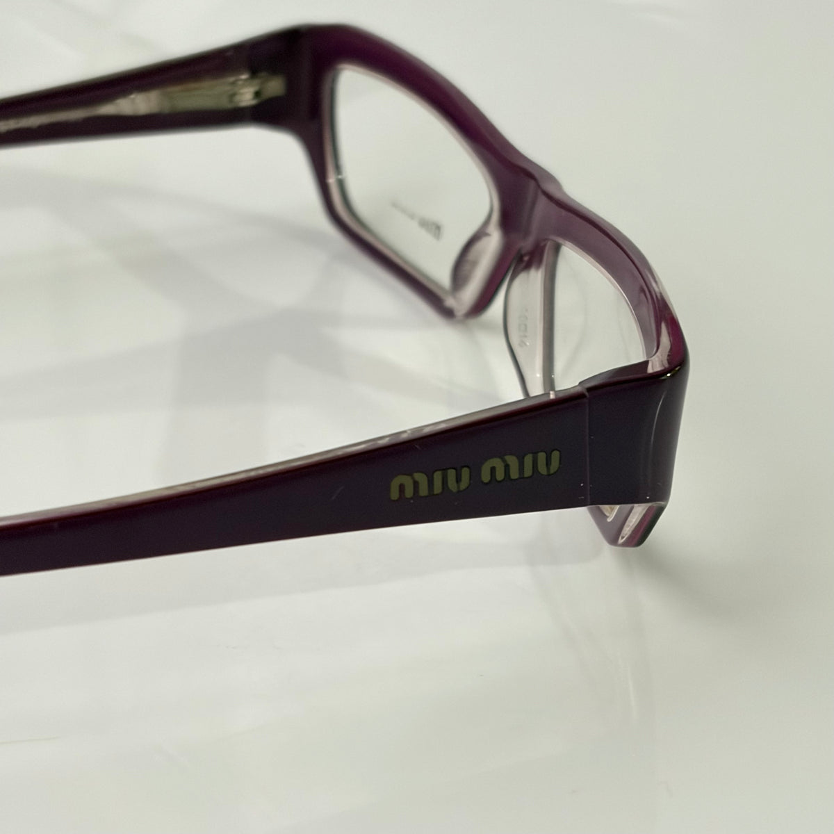 Miu Miu Purple Glasses