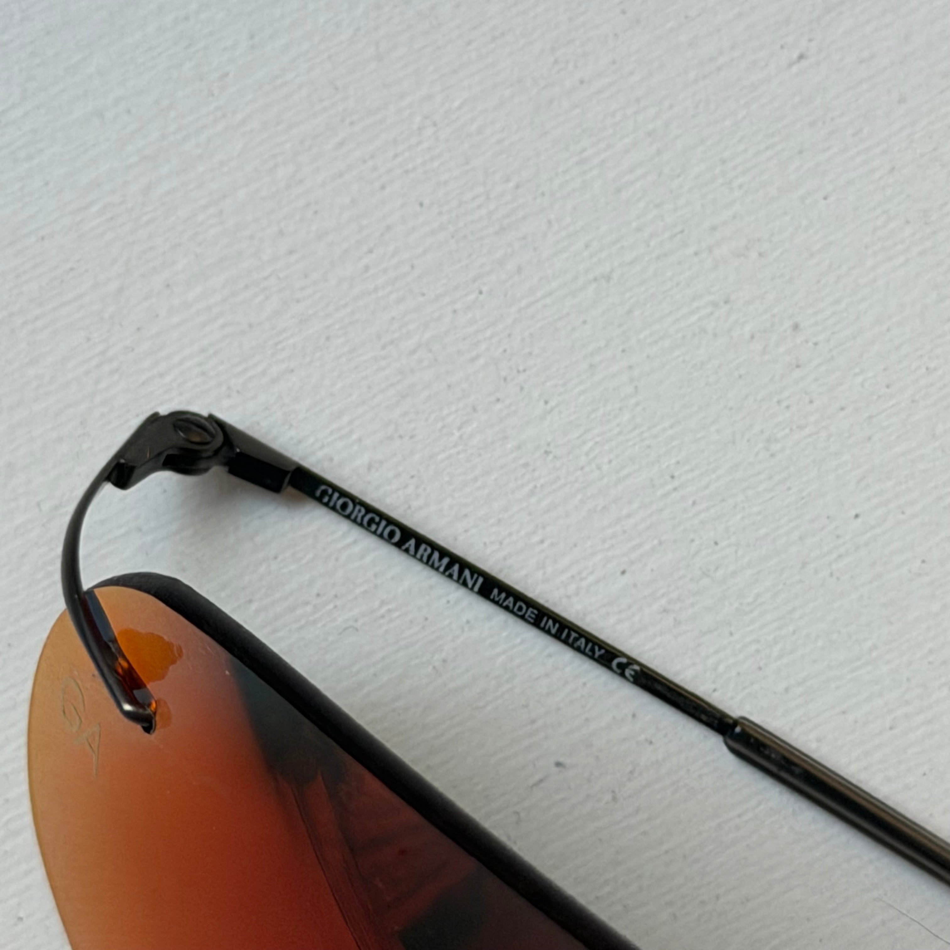 Giorgio Armani Red Sunglasses