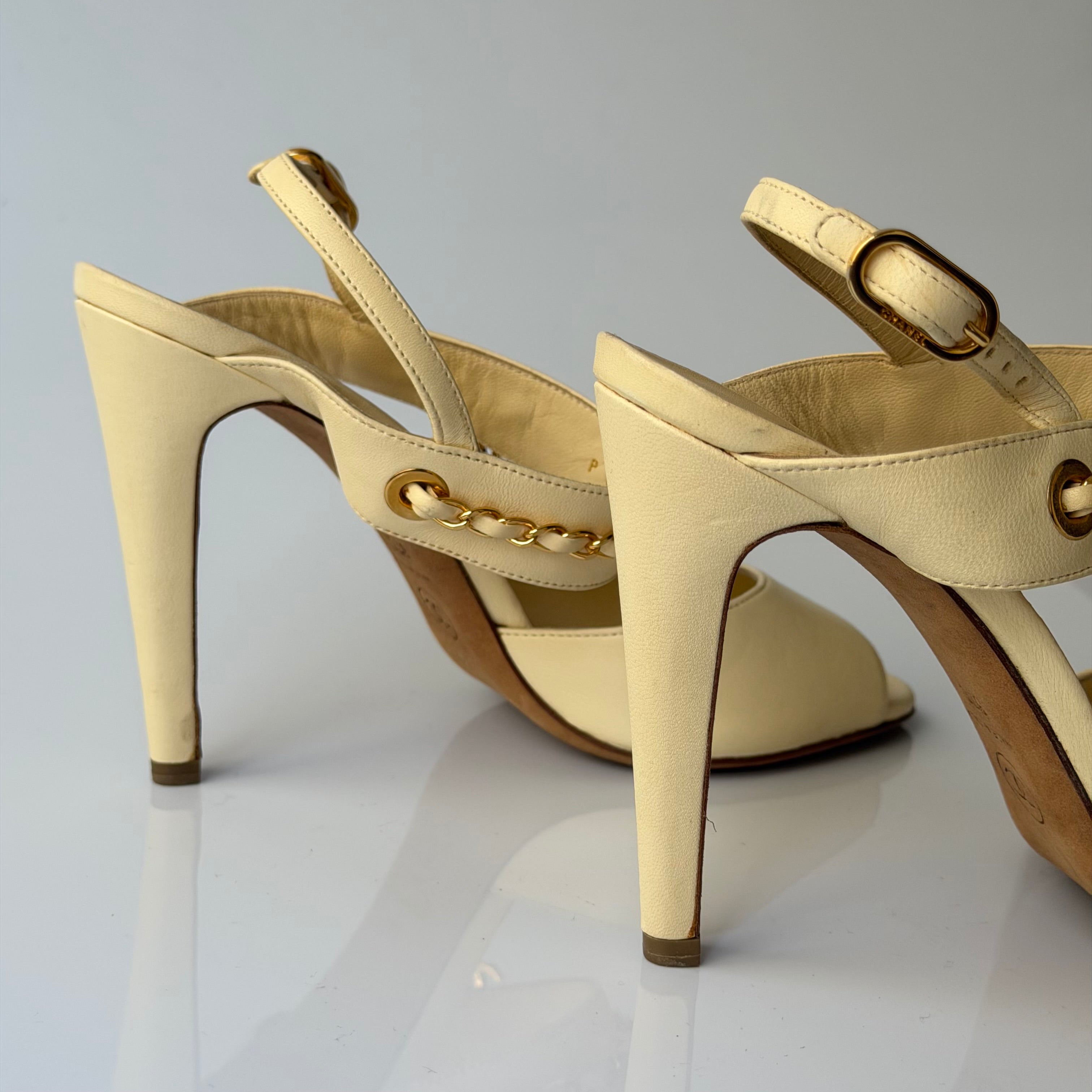 Chanel Charms Logo Sandals