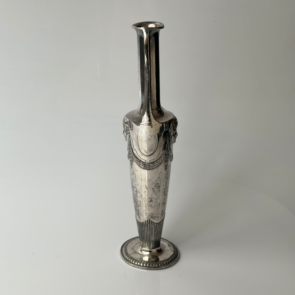 Art Nouveau Pewter Solifleur Vase