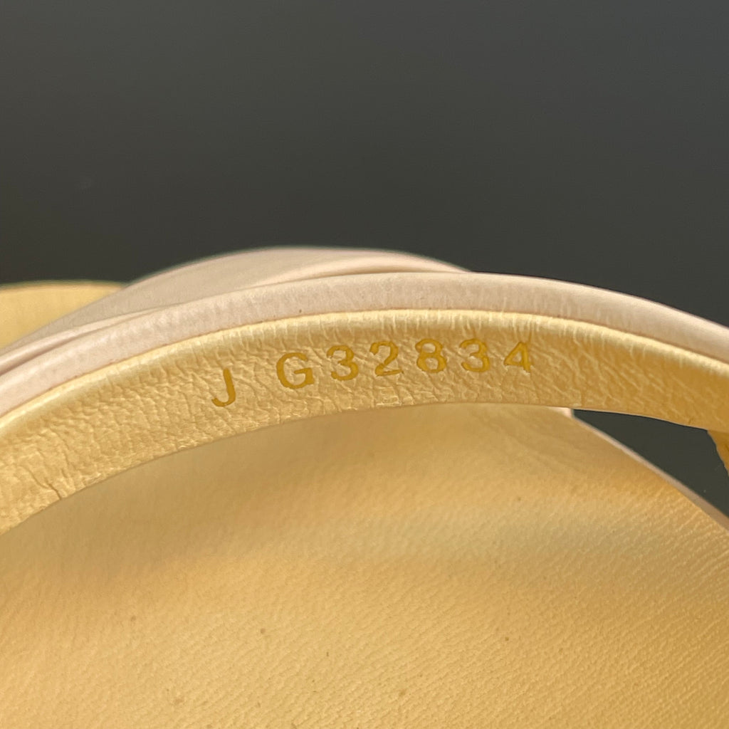 Chanel Vintage Pearl Logo Heels