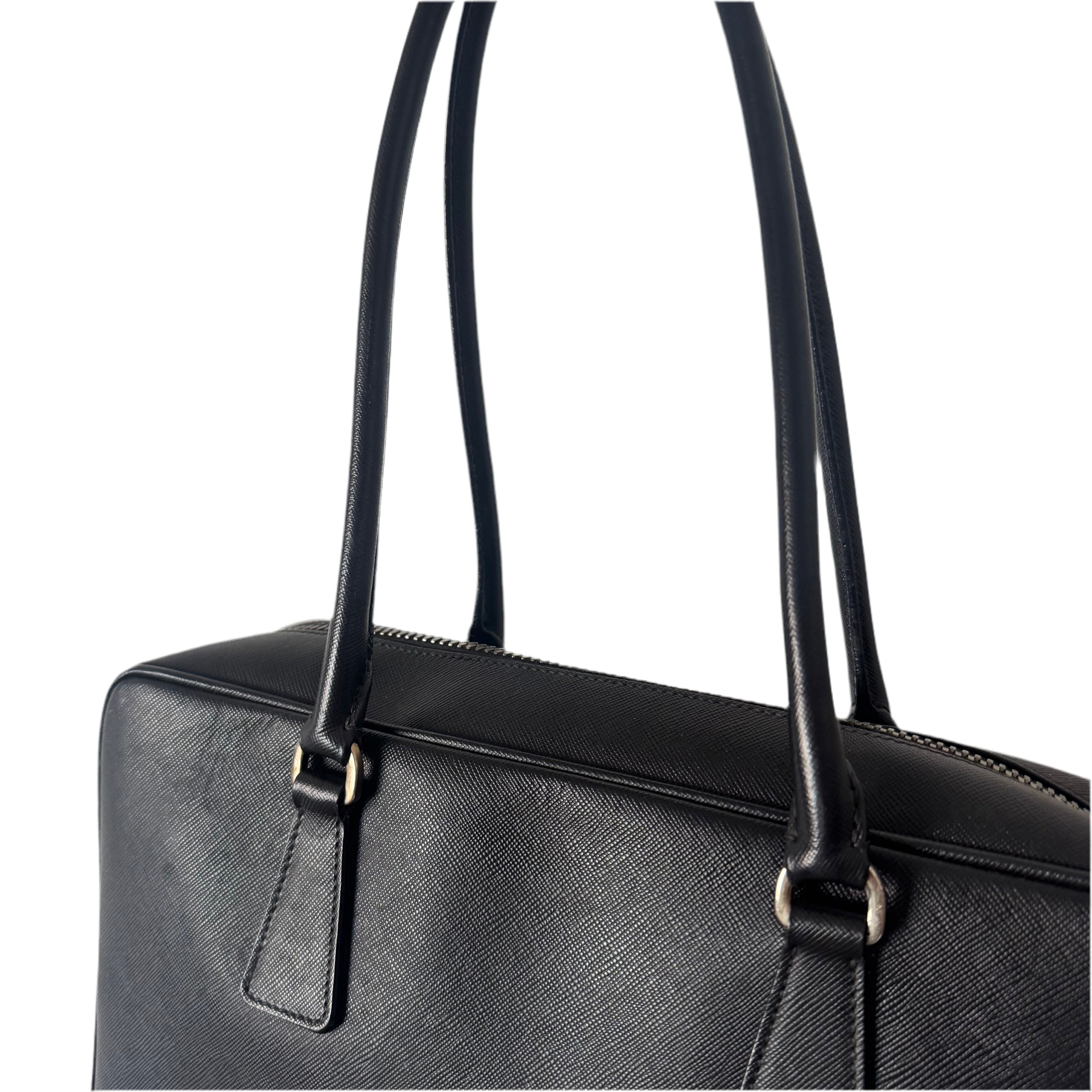 Prada Bauletto Saffiano Leather Bag