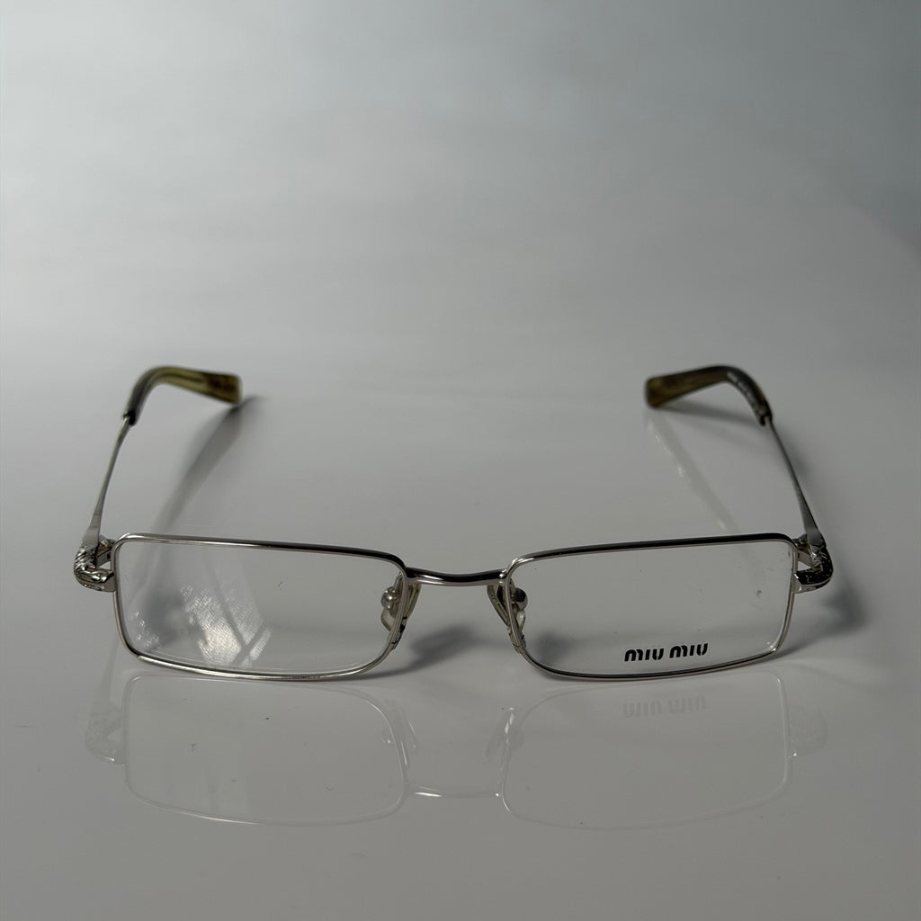 Miu Miu Silver Glasses