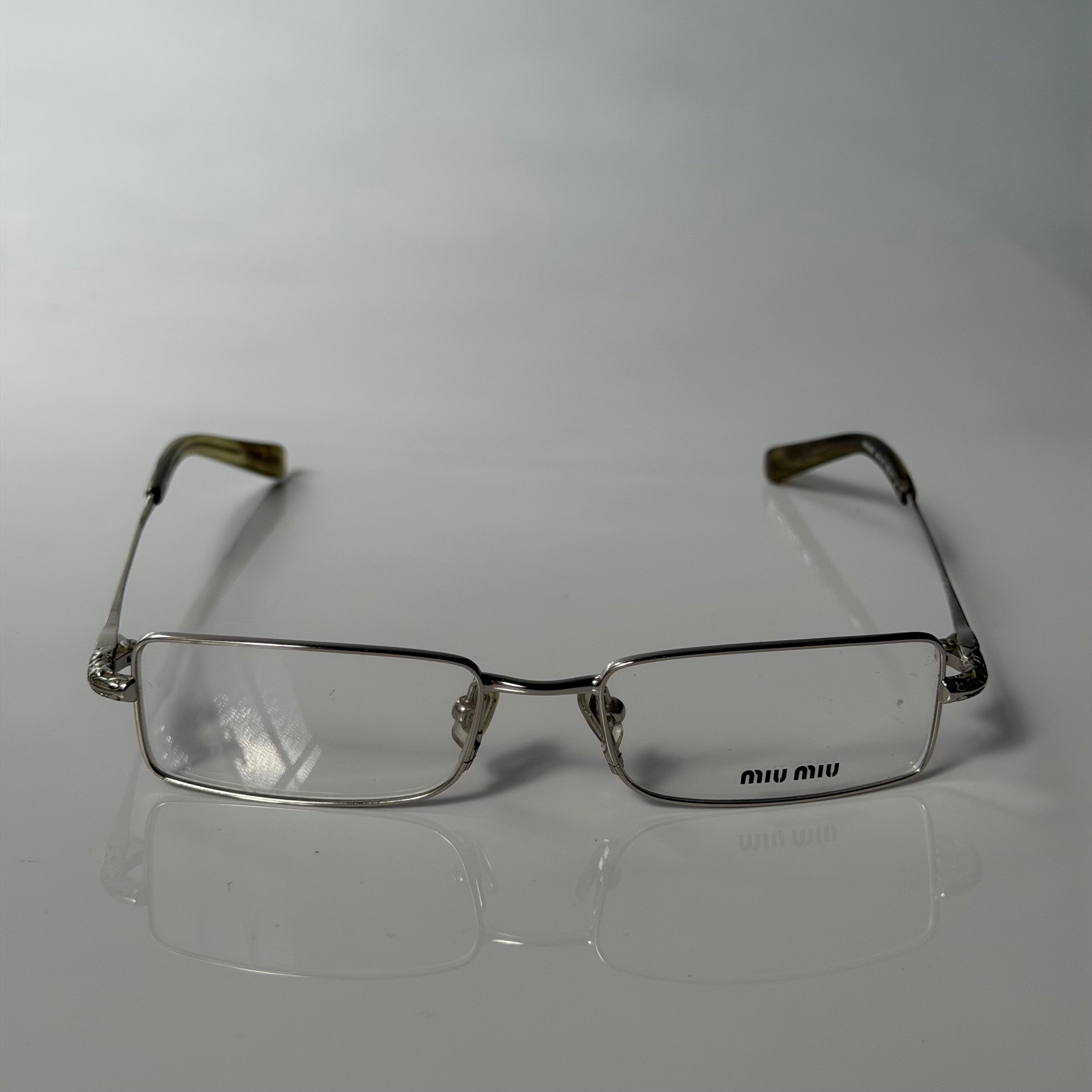 Miu Miu Silver Glasses