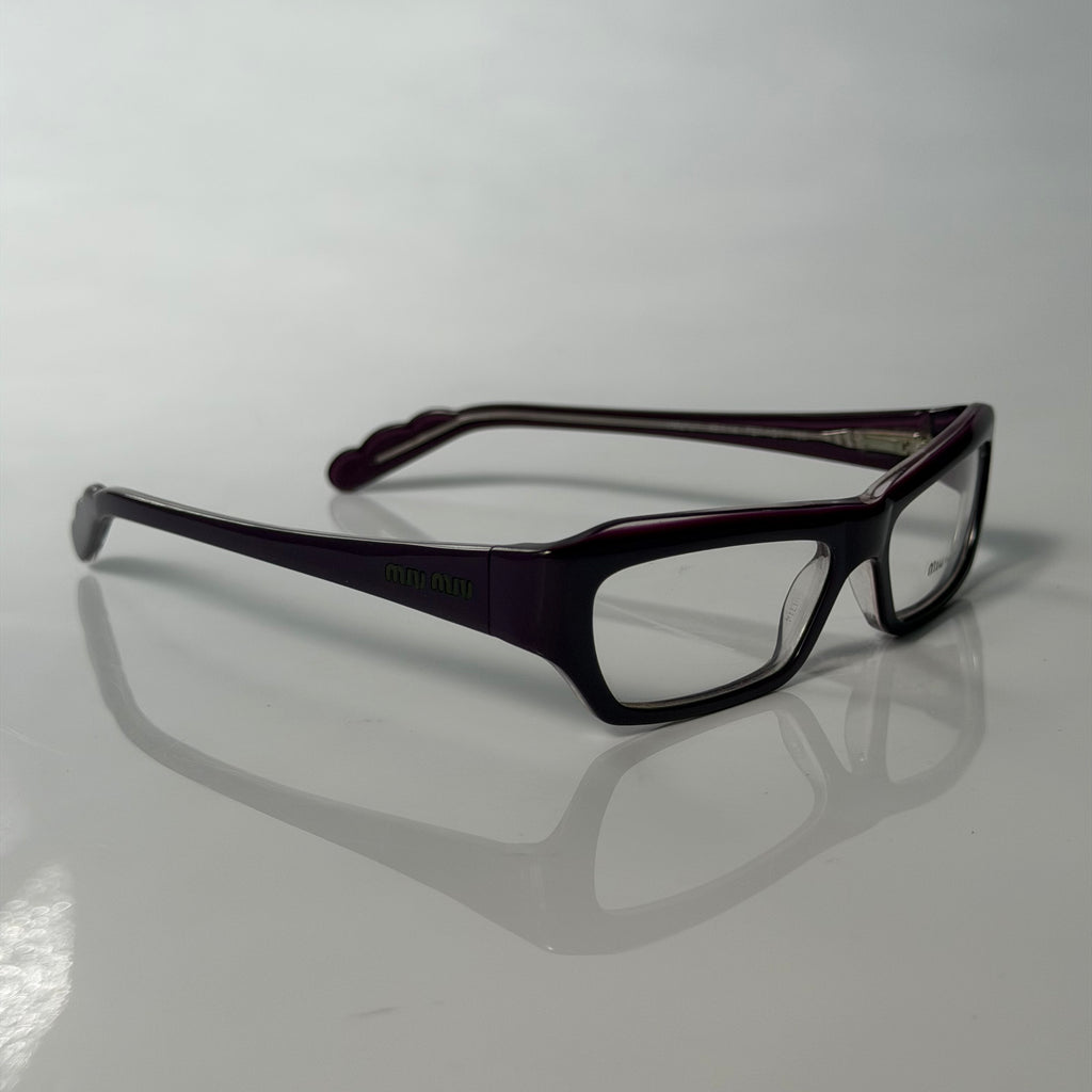 Miu Miu Purple Glasses