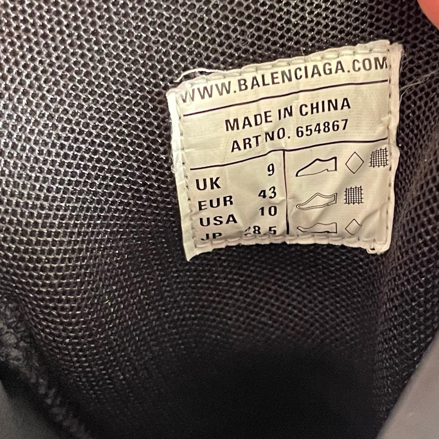 Balenciaga Hi-Top Tracker Sneakers