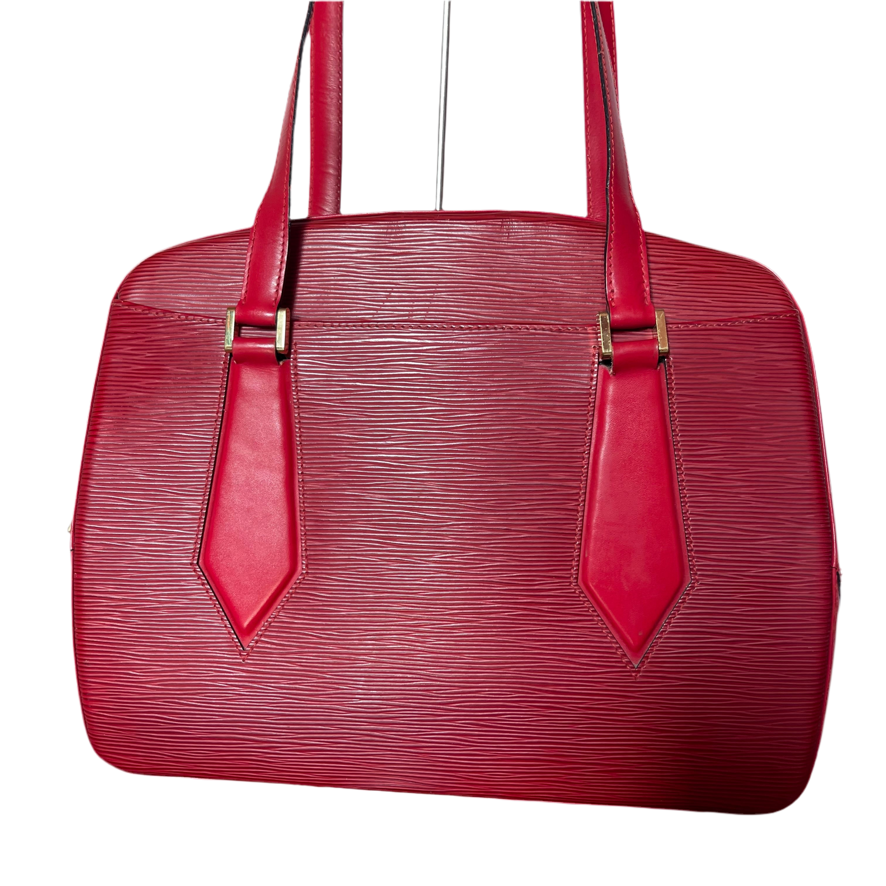 Louis Vuitton Cherry Red Epi Voltaire Bag