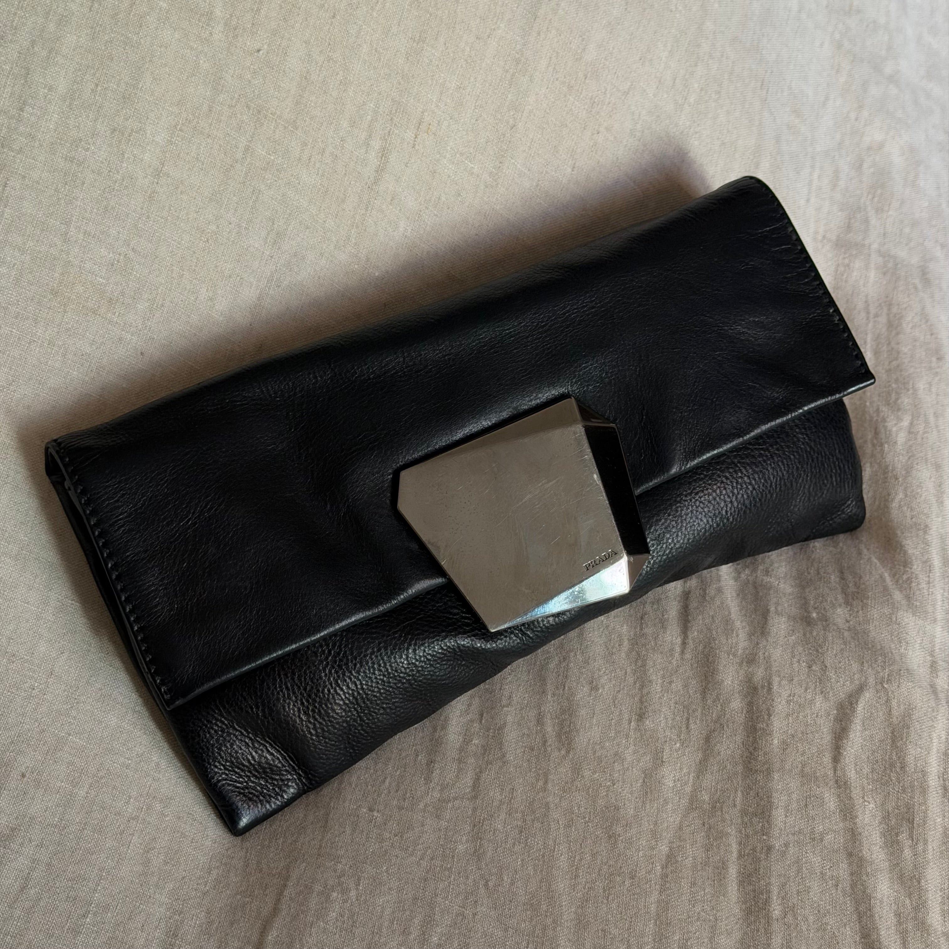 Prada Antico Vitellino Clutch