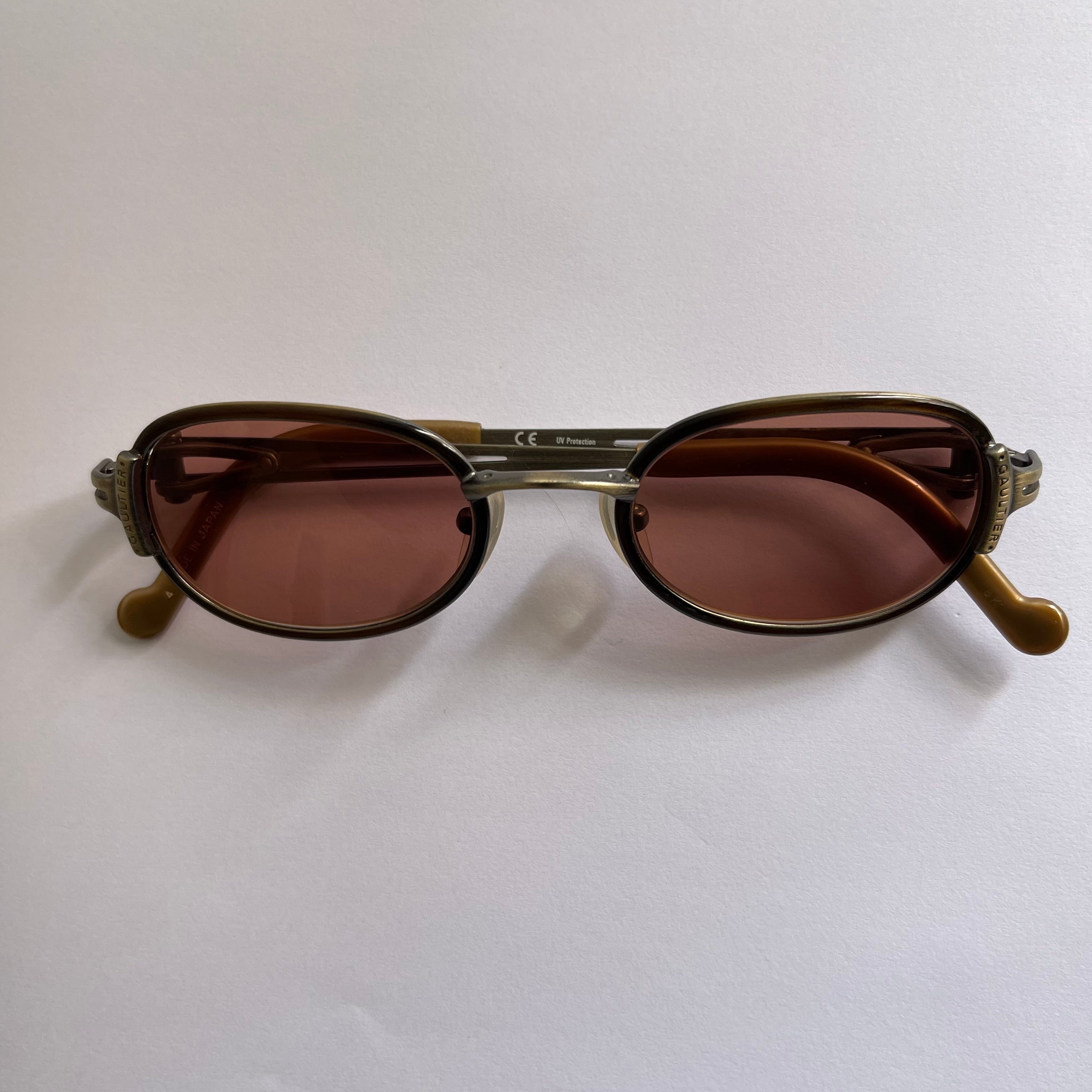 Jean Paul Gaultier 56-0004 Red Sunglasses