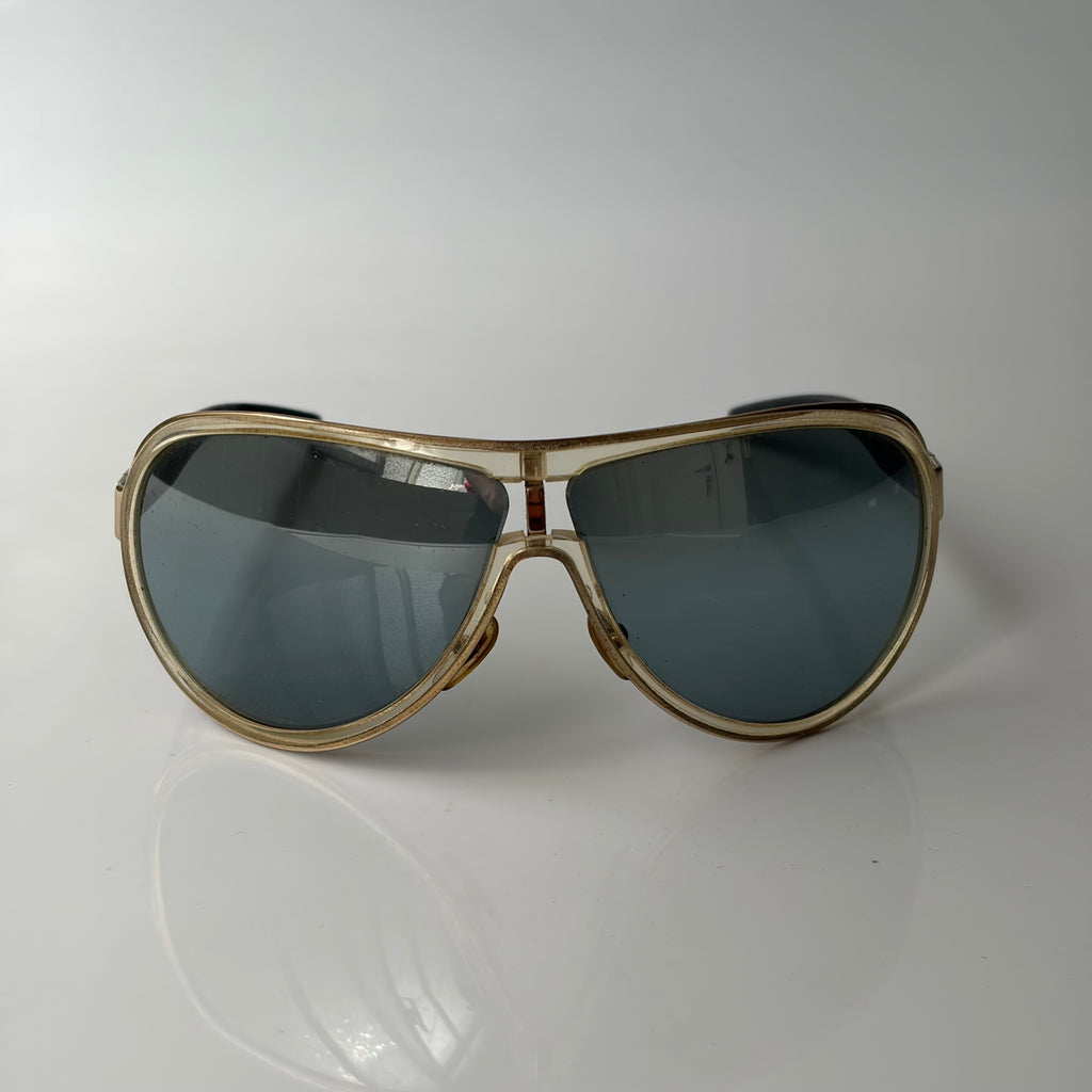 Gucci Gold Aviator Sunglasses