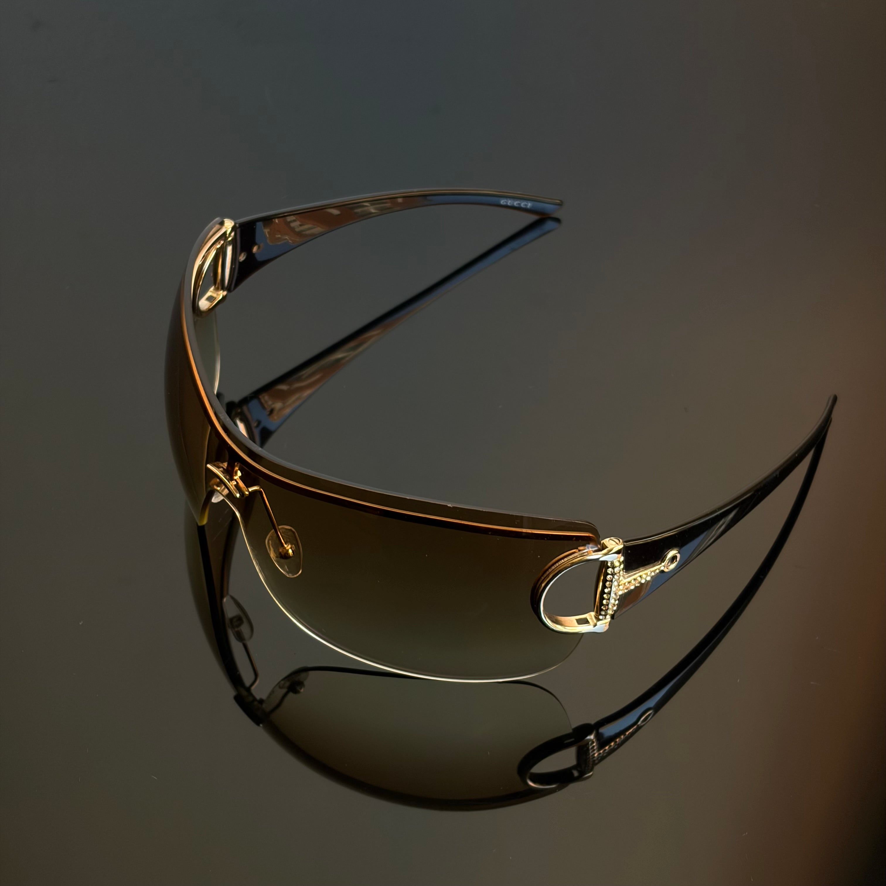 Gucci 2722 Horsebit Strass Sunglasses