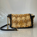 Gucci Marmont Raffia Bag
