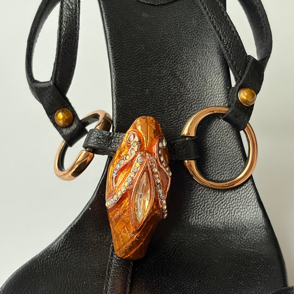 Gucci by Tom Ford S/S 2004 Snake Head Heels