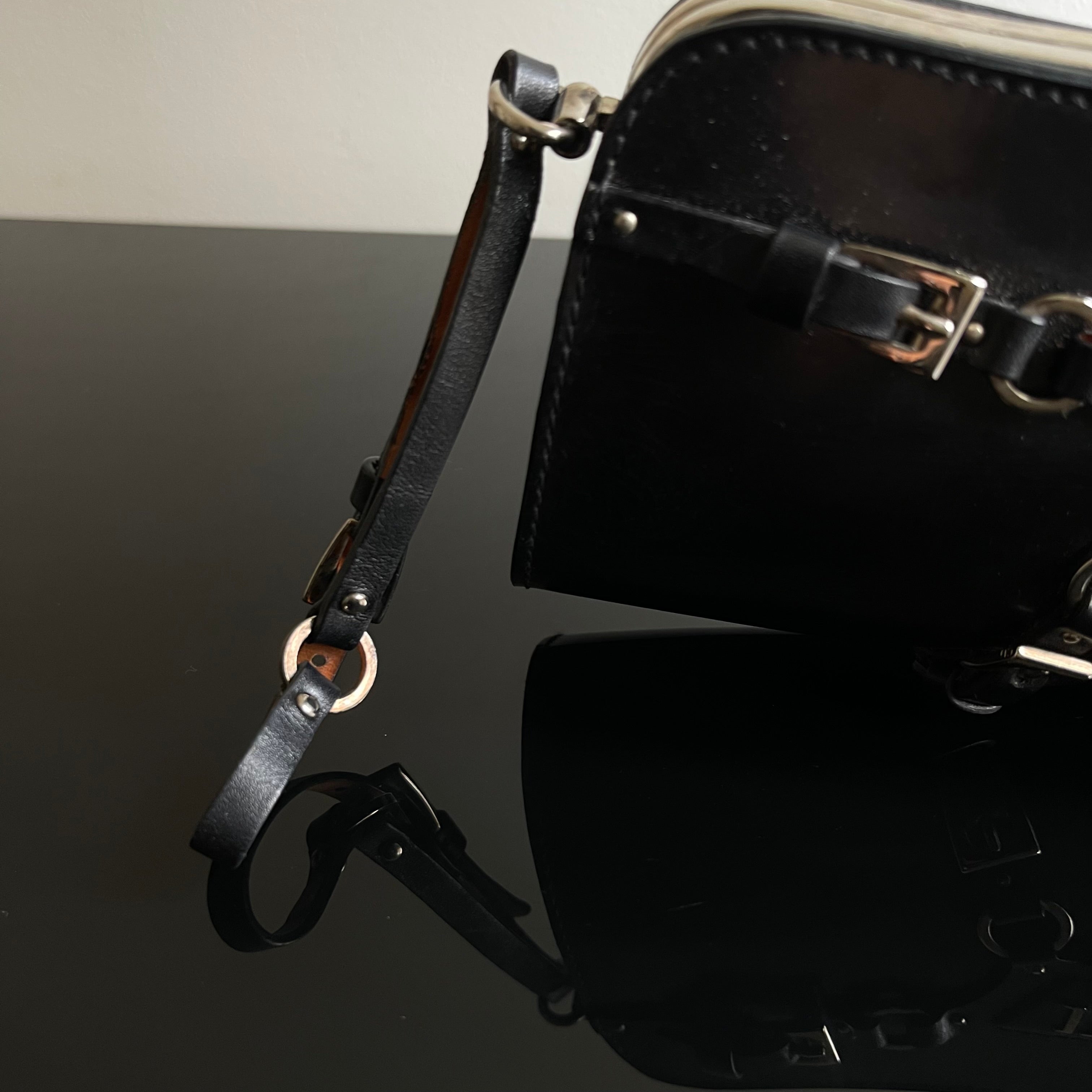 Christian Dior Vintage John Galliano Hardcore Harness Wristlet Clutch Bag