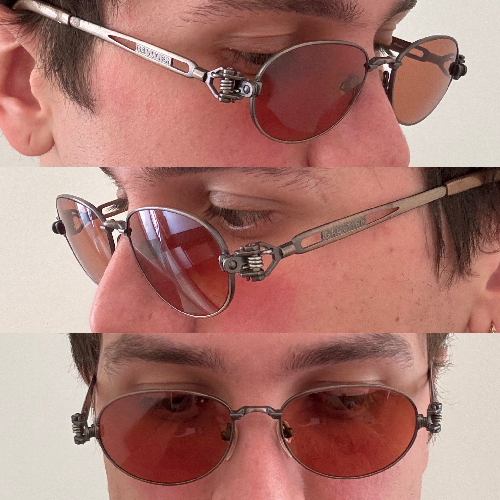 Jean Paul Gaultier 56-8102 Red Sunglasses