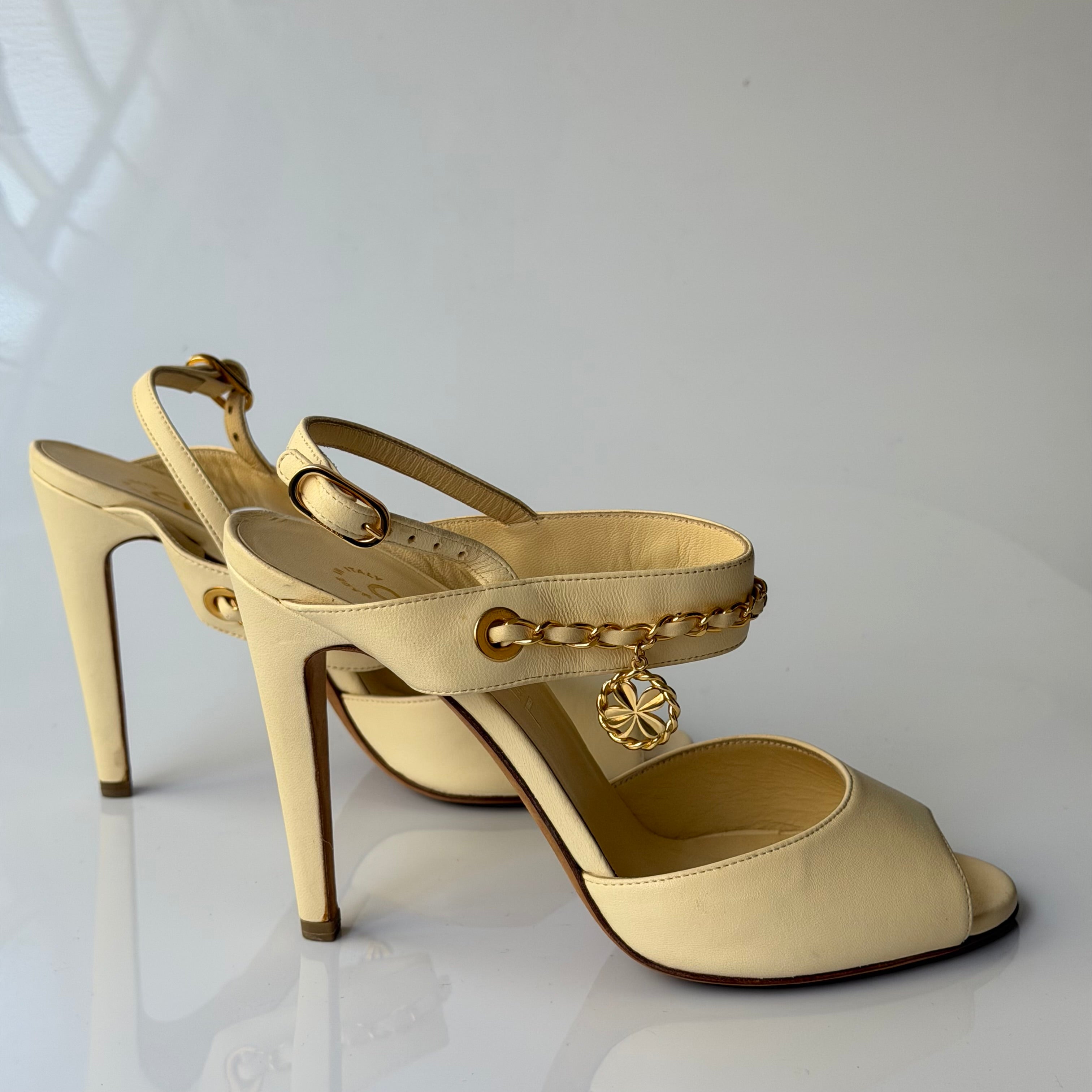 Chanel Charms Logo Sandals