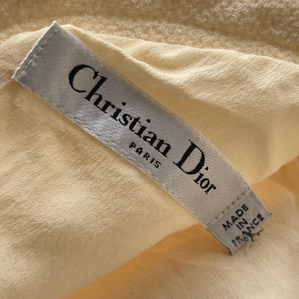 Christian Dior Off White Dress
