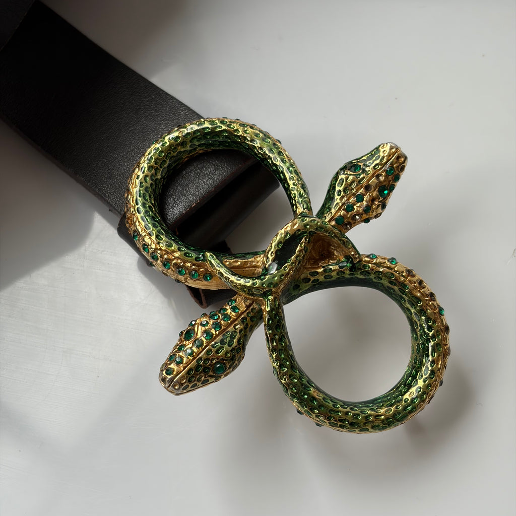 Roberto Cavalli Snake Belt