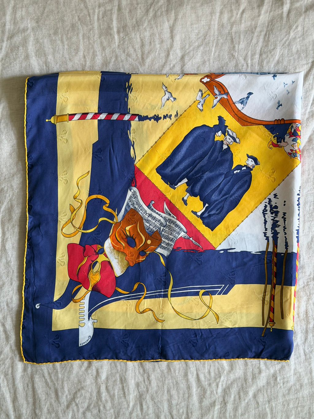 Hermès “Le Carnaval de Venise” Scarf