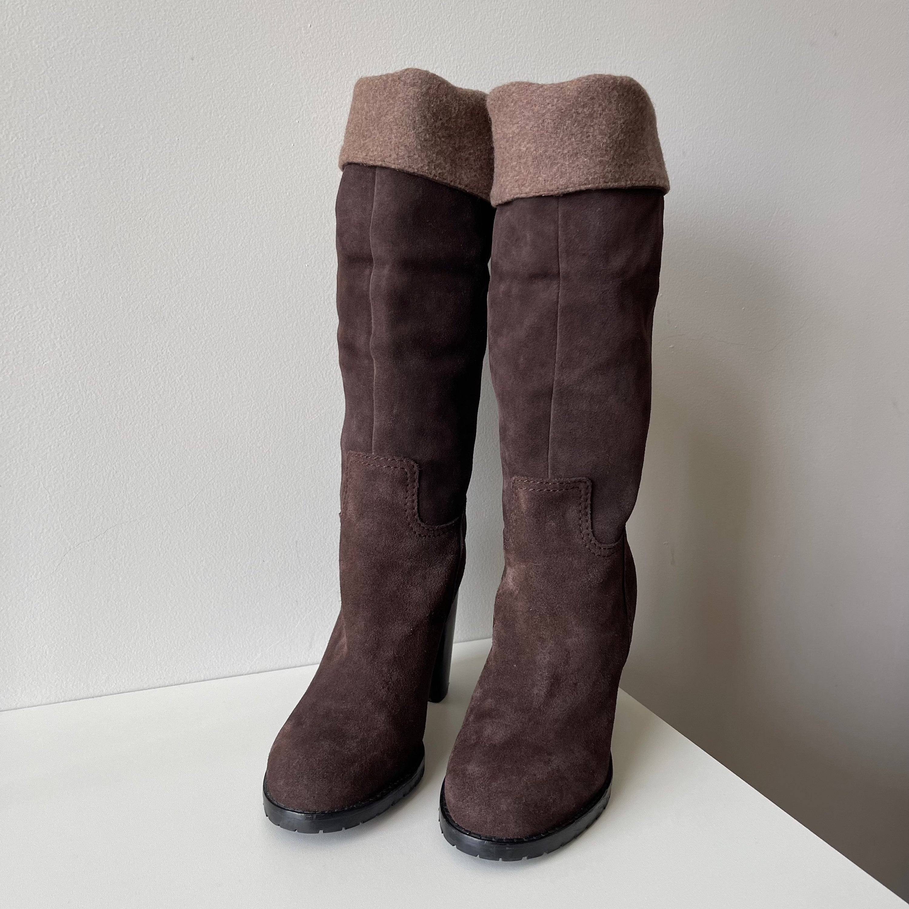 Chanel Suede Boots